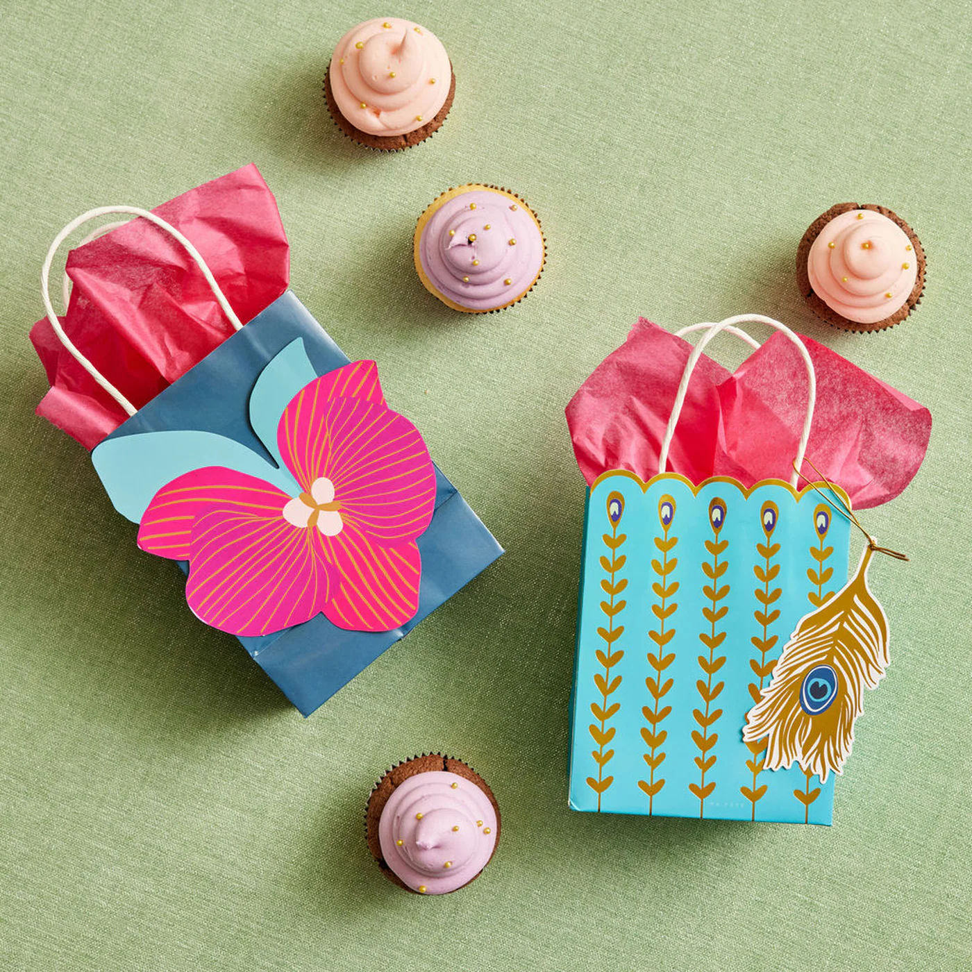 Ma Fete Tropical Orchid Gift Bags - Set of 4 - Image 3