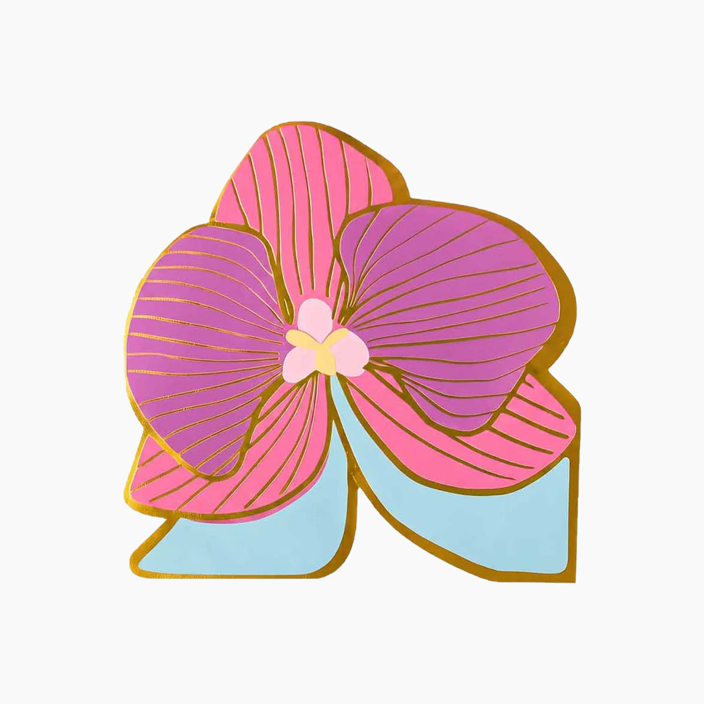 Ma Fete Tropical Orchid Napkins  - Set of 16