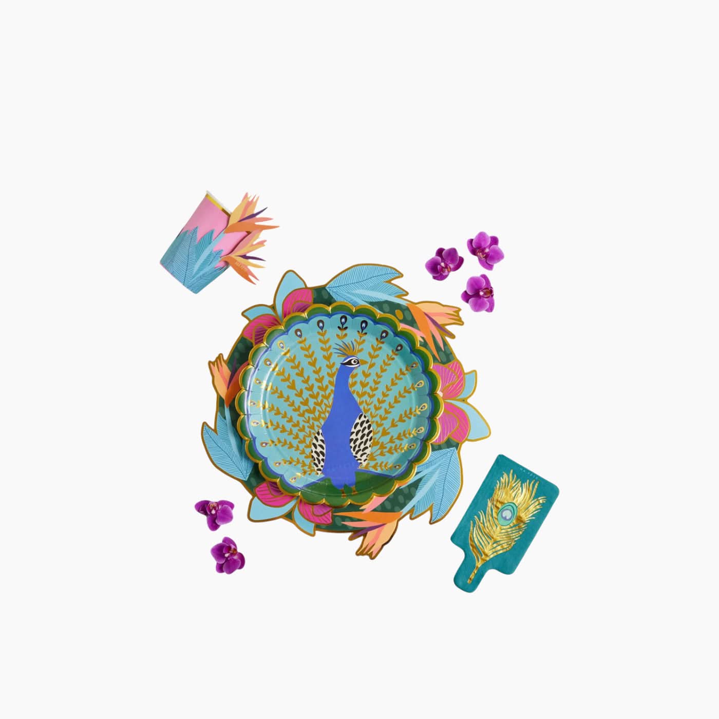 Ma Fete Tropical Paper Placemats - Set of 8 - Image 2