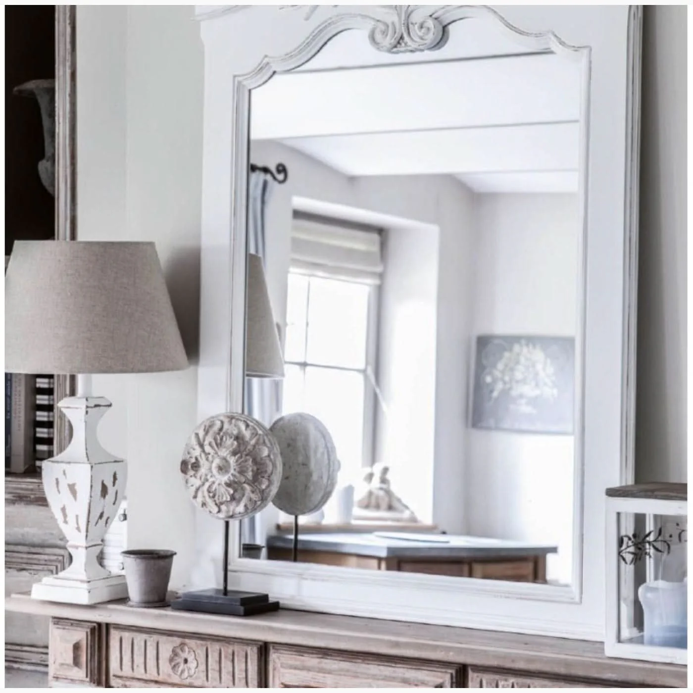 Splendido Home Furniture Trumeau Mirror - Image 2