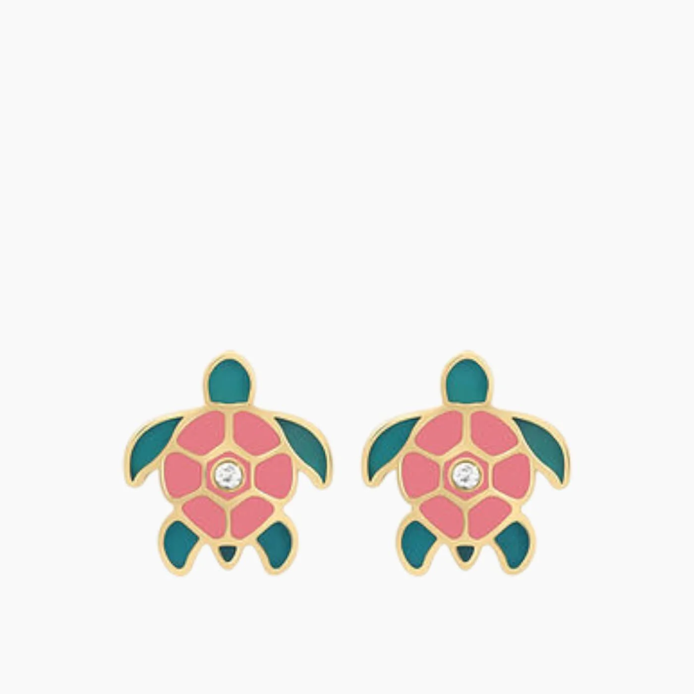 Baby Chic Fine Jewelry Turtle Earrings
