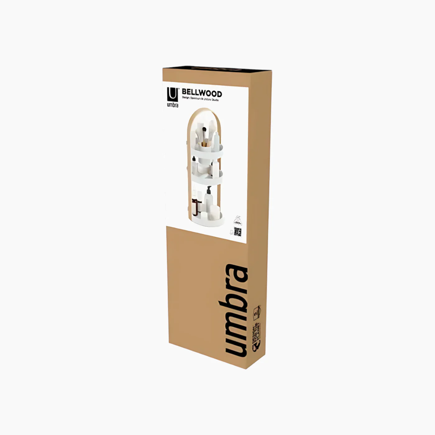 Umbra "Bellwood" Cosmetic Organizer - Wood - White & Natural - Image 4