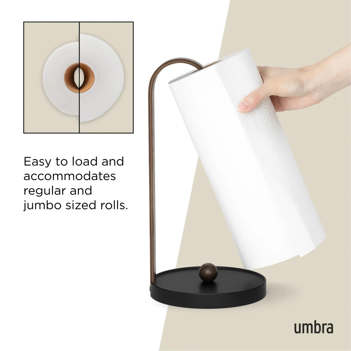 Umbra Bellwood Paper Towel Holder - Image 11