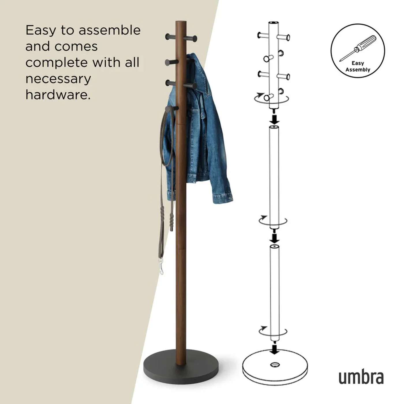 Umbra Pillar Coat Rack - Image 4