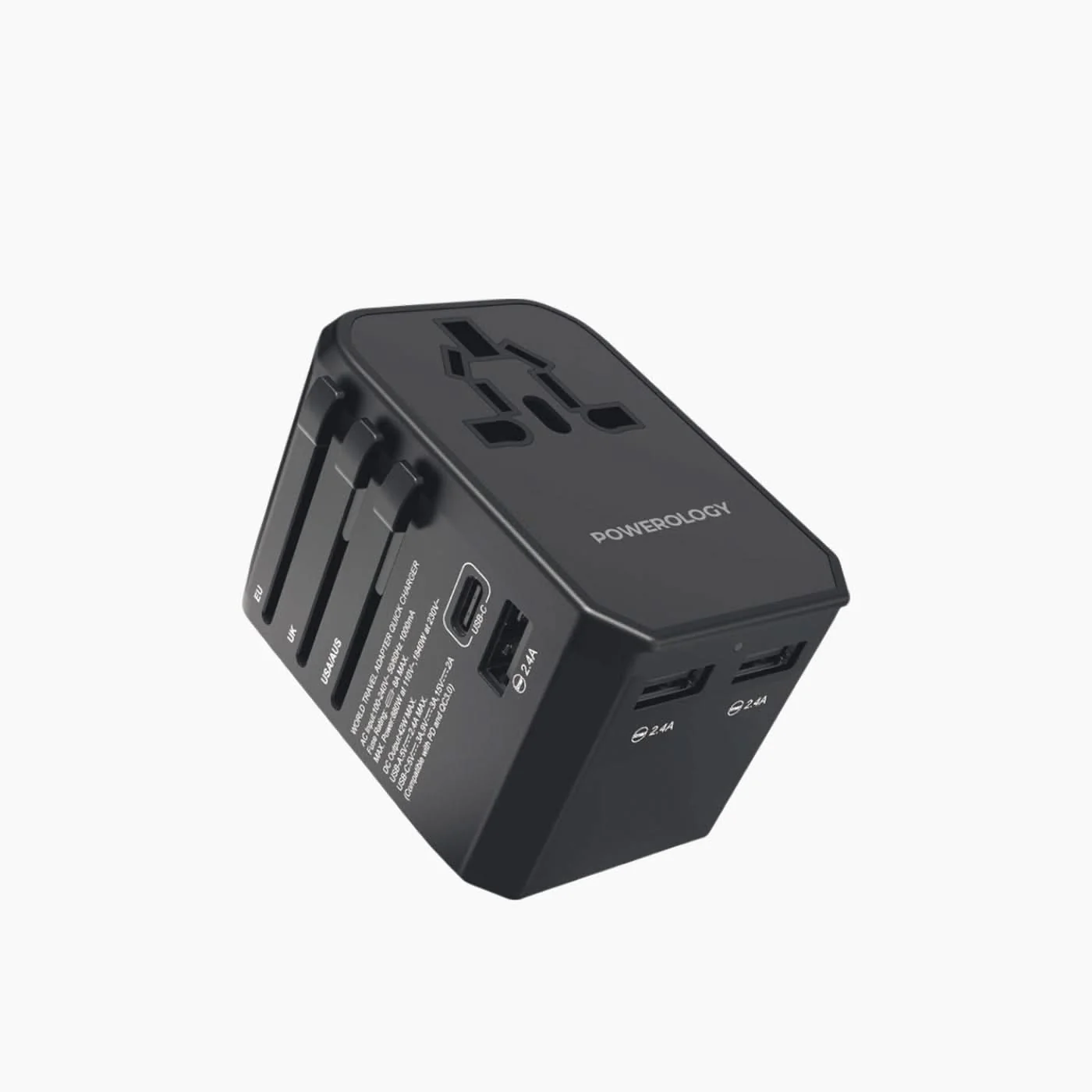 Powerology Universal Multi-Port Travel Charger