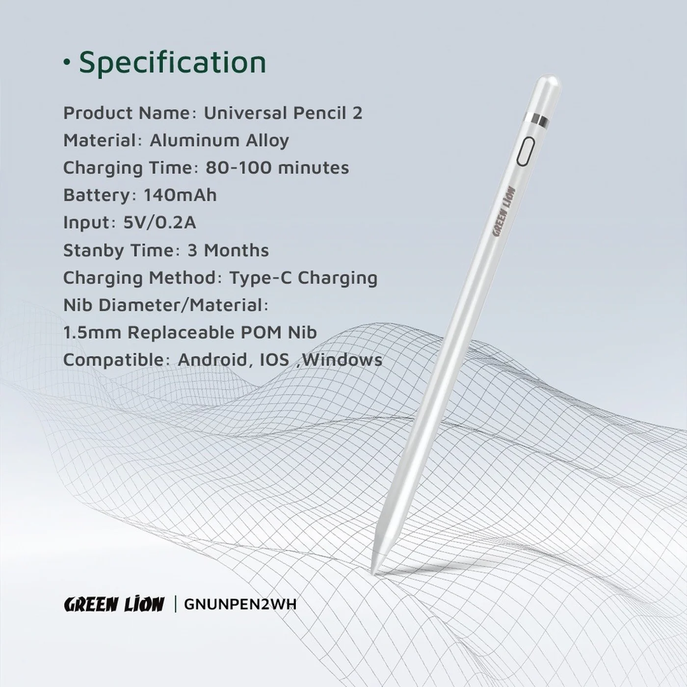 Green Lion Universal Pencil 2 Stylus - Image 6