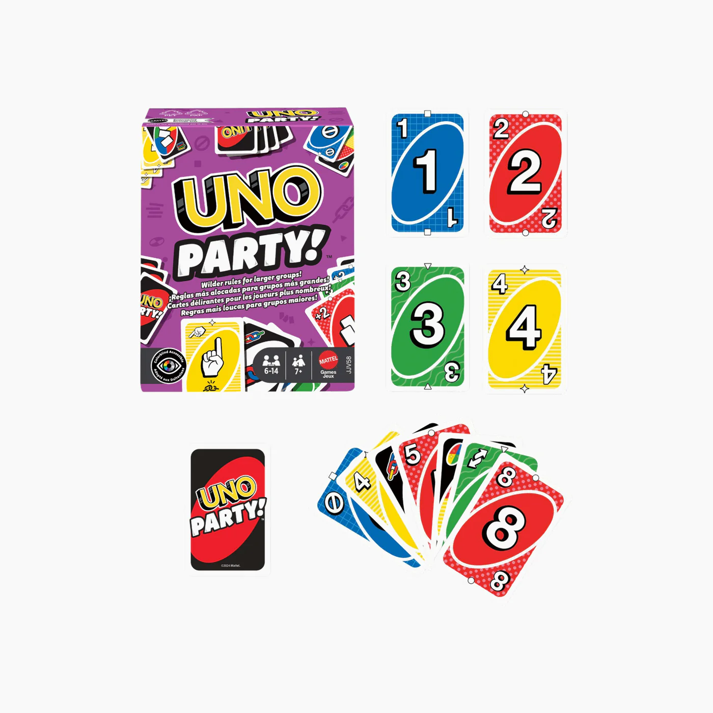 Mattel UNO Party Refresh Card Game - Image 2