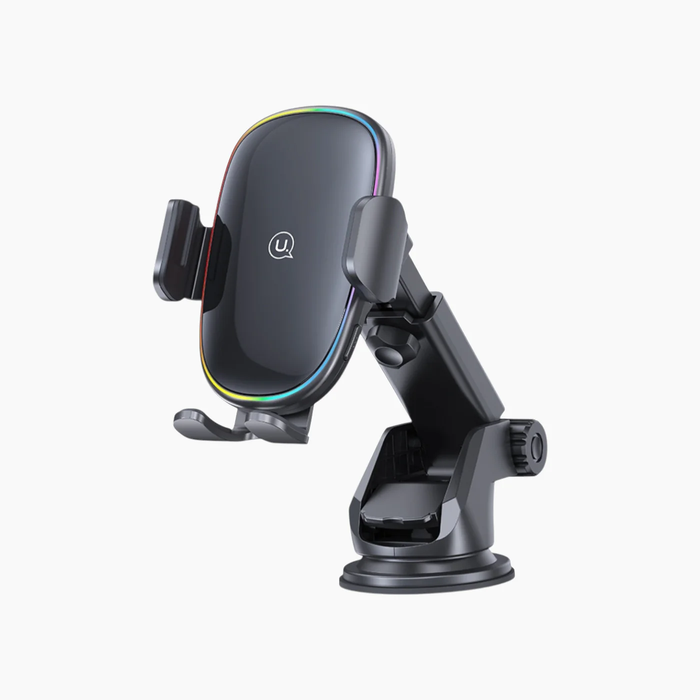 USAMS CD187 Wireless Charging Car Holder With Colorful Light (15W)