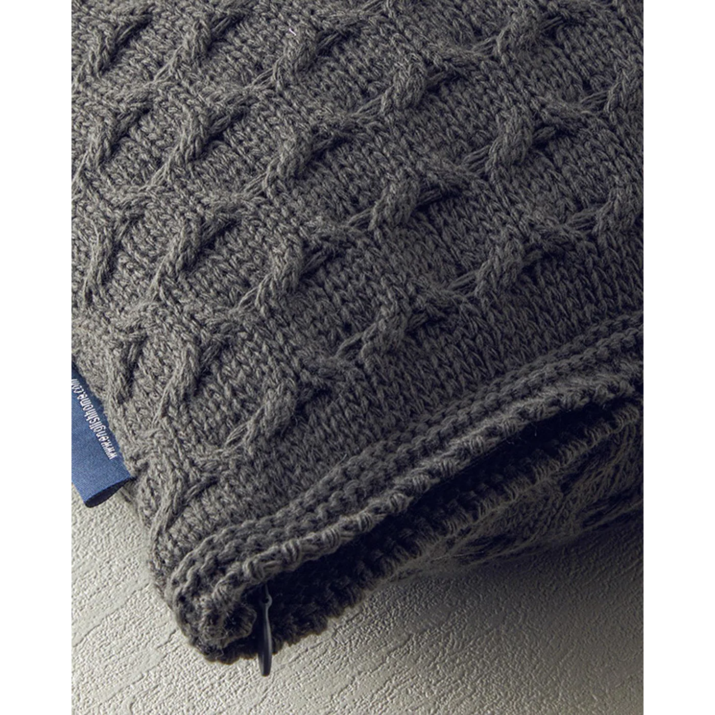EH Living Velvety Knitwear Toss Pillow Cover 45x45 cm - Image 2