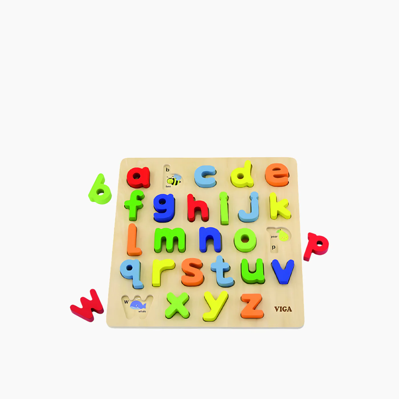 Viga Block Puzzle Alphabet Lowercase