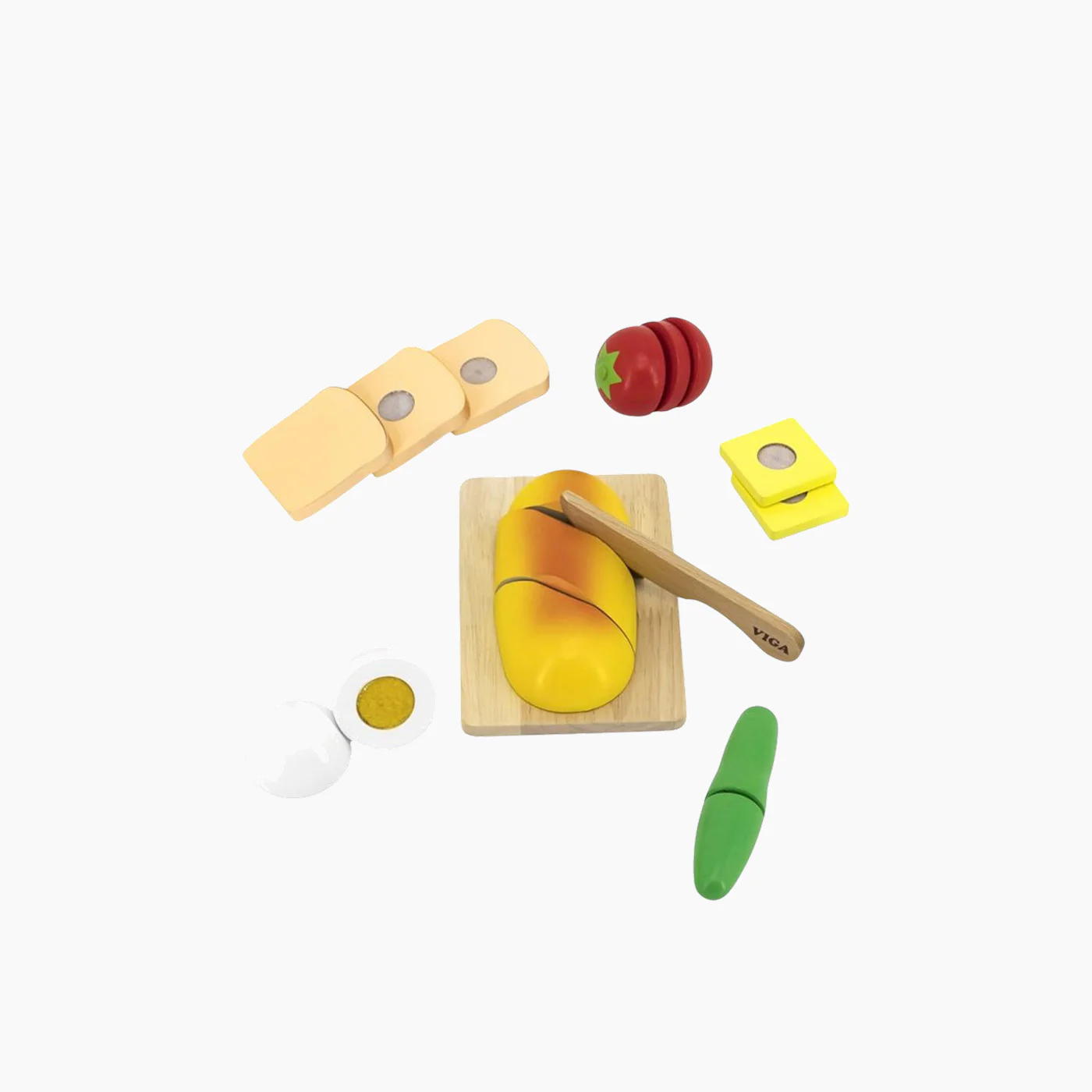 Viga Cutting Breakfast Toy - Image 2