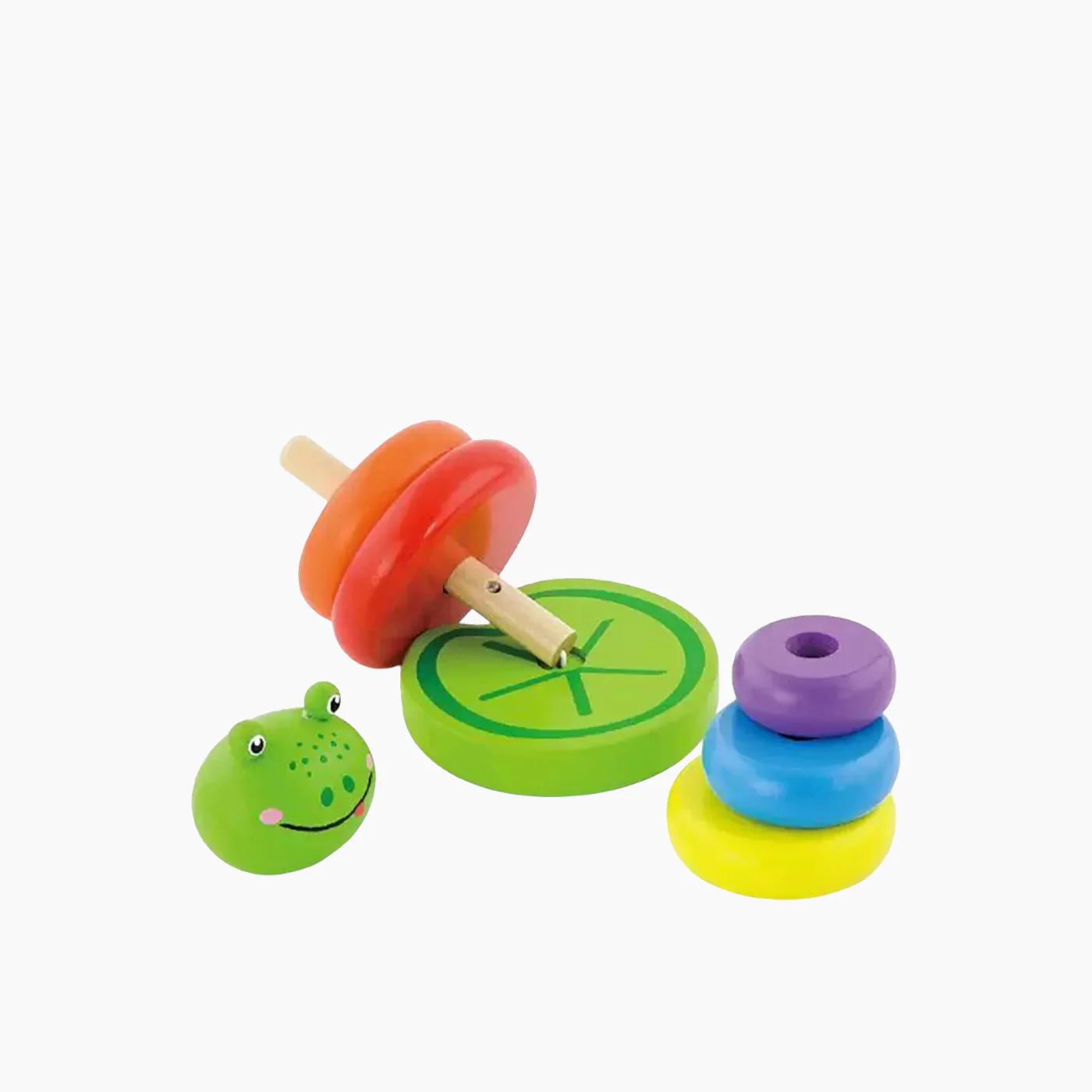 Viga Frog Stacker Toy - Image 2