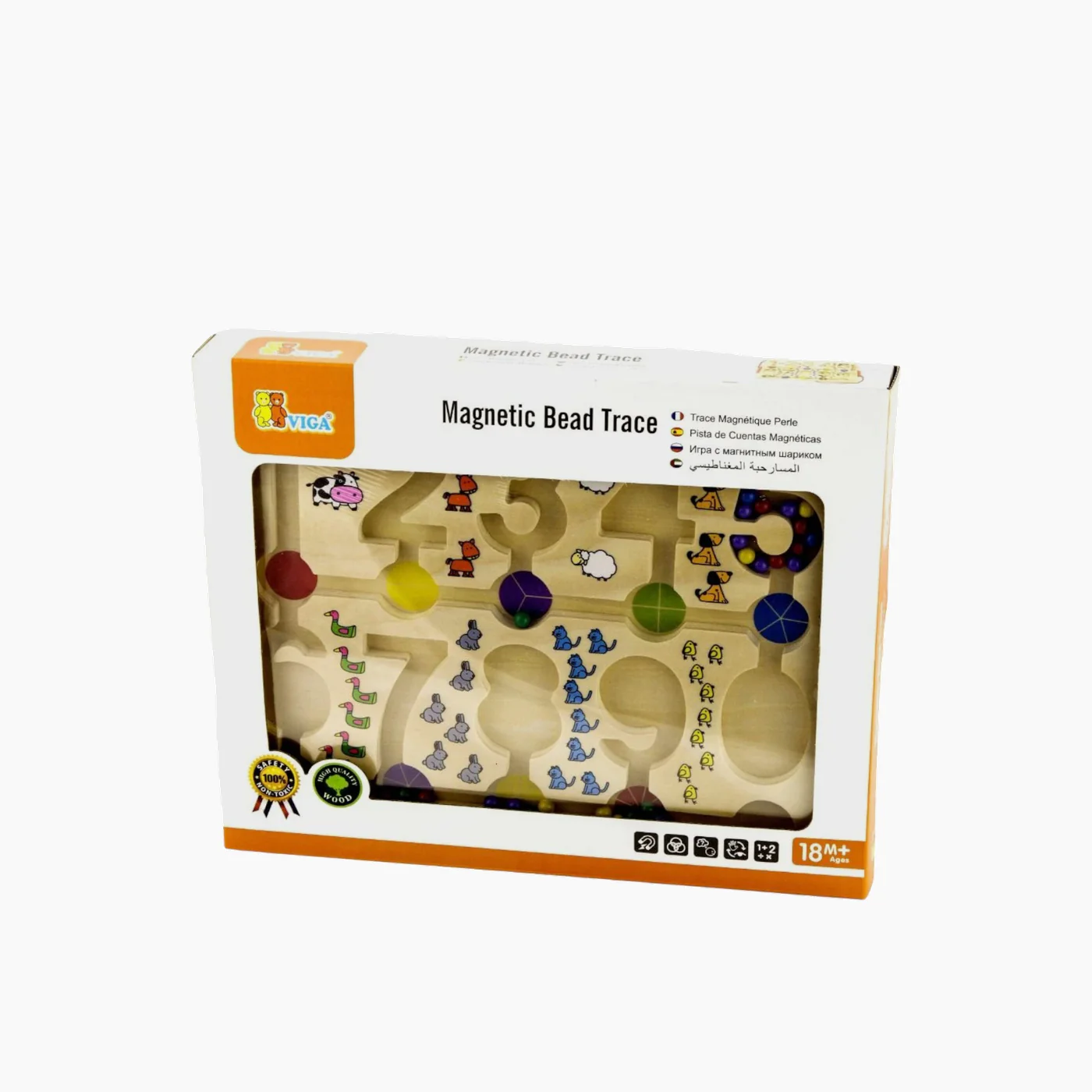 Viga Magnetic Bead Trace-Number Educational Toy - Image 4