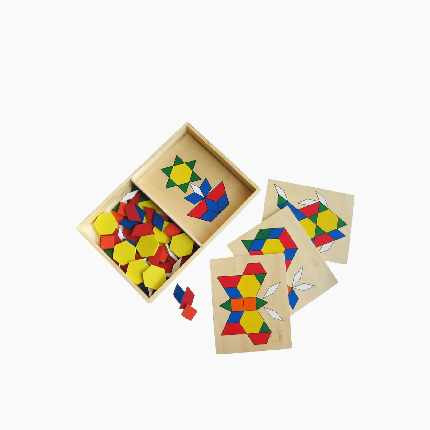 Viga Pattern Board & Block Toy