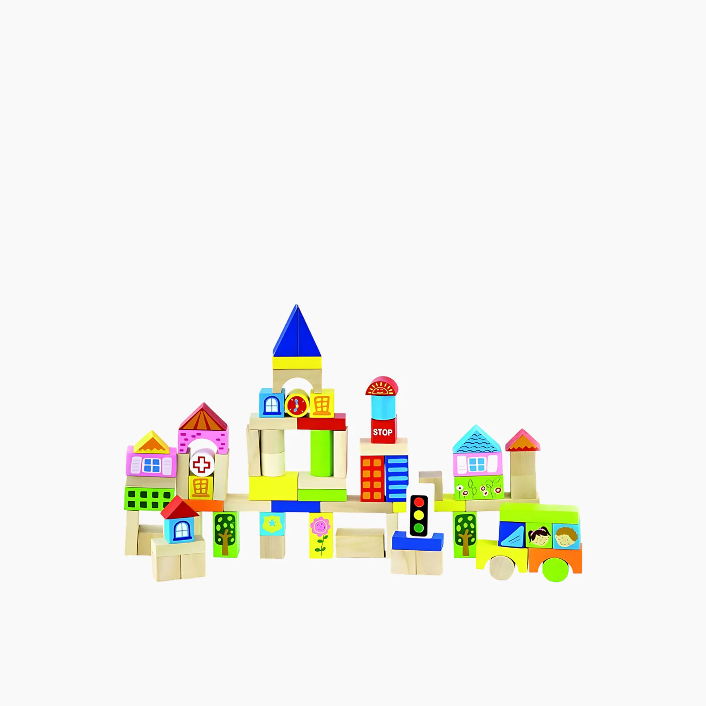 Viga Wooden Blocks Set