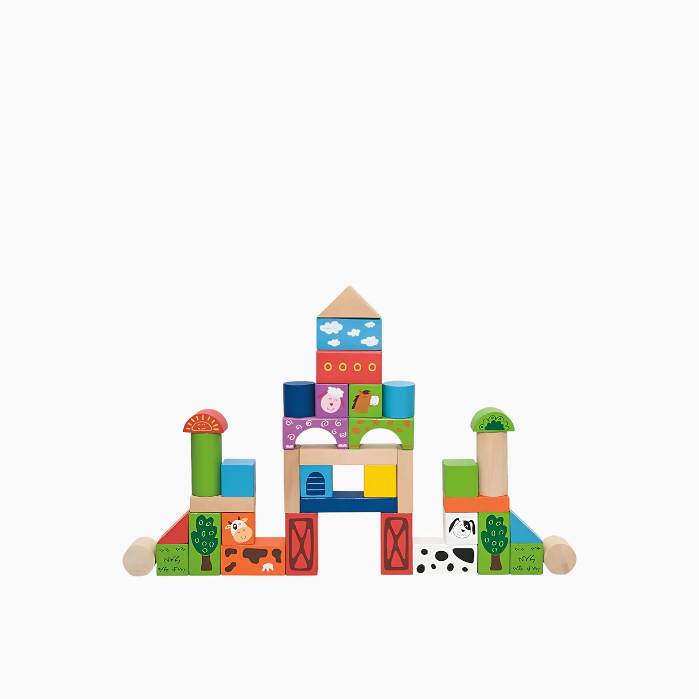 Viga Wooden Blocks Set