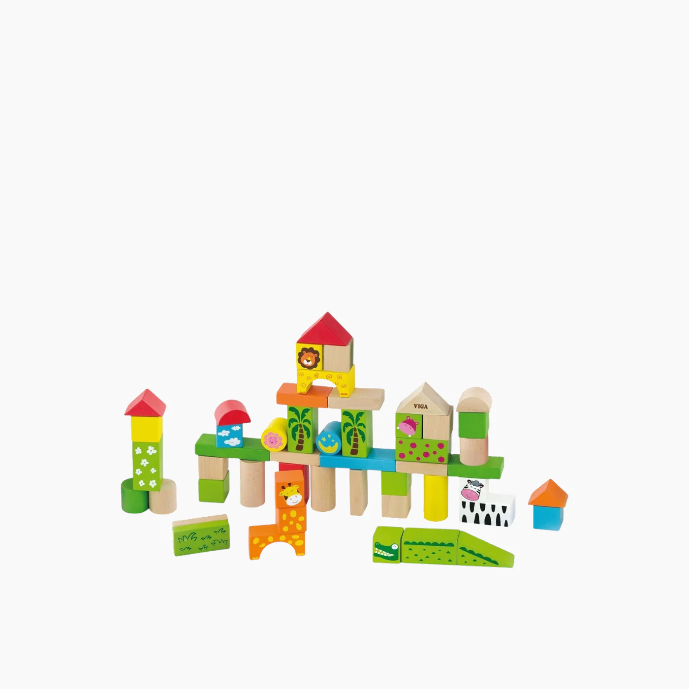 Viga Wooden Blocks Set