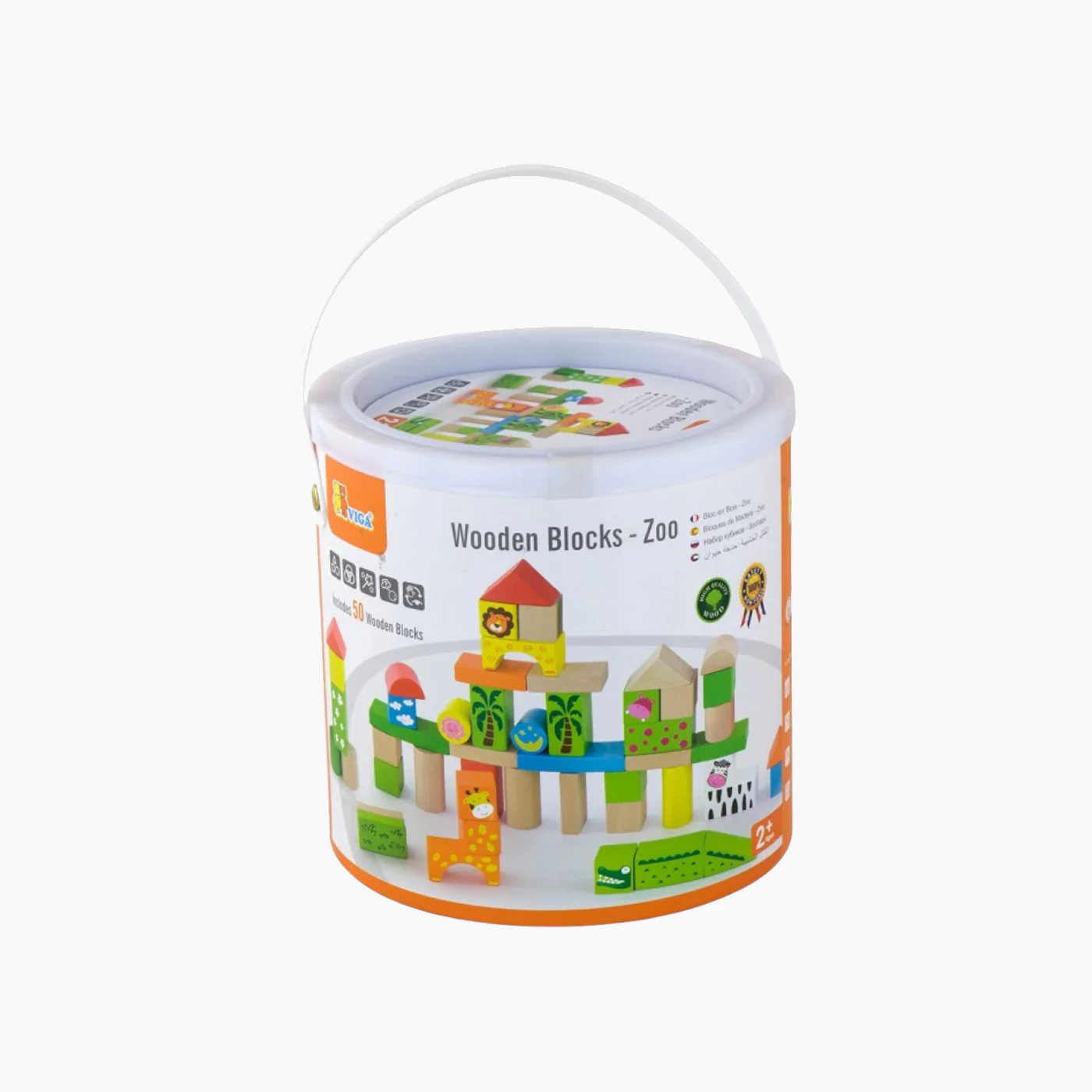 Viga Wooden Blocks Set - Image 3