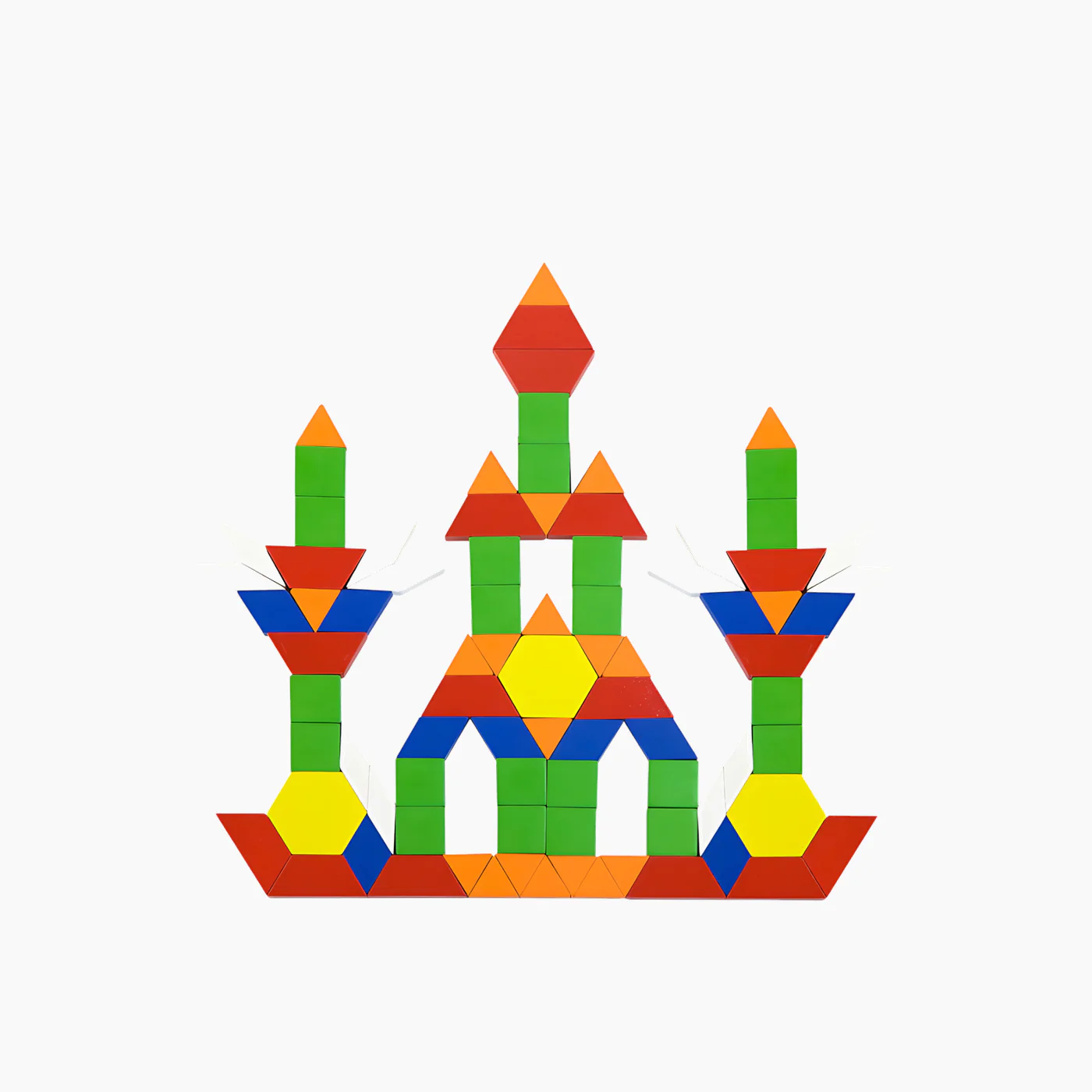 Viga Wooden Geometric Shape Blocks