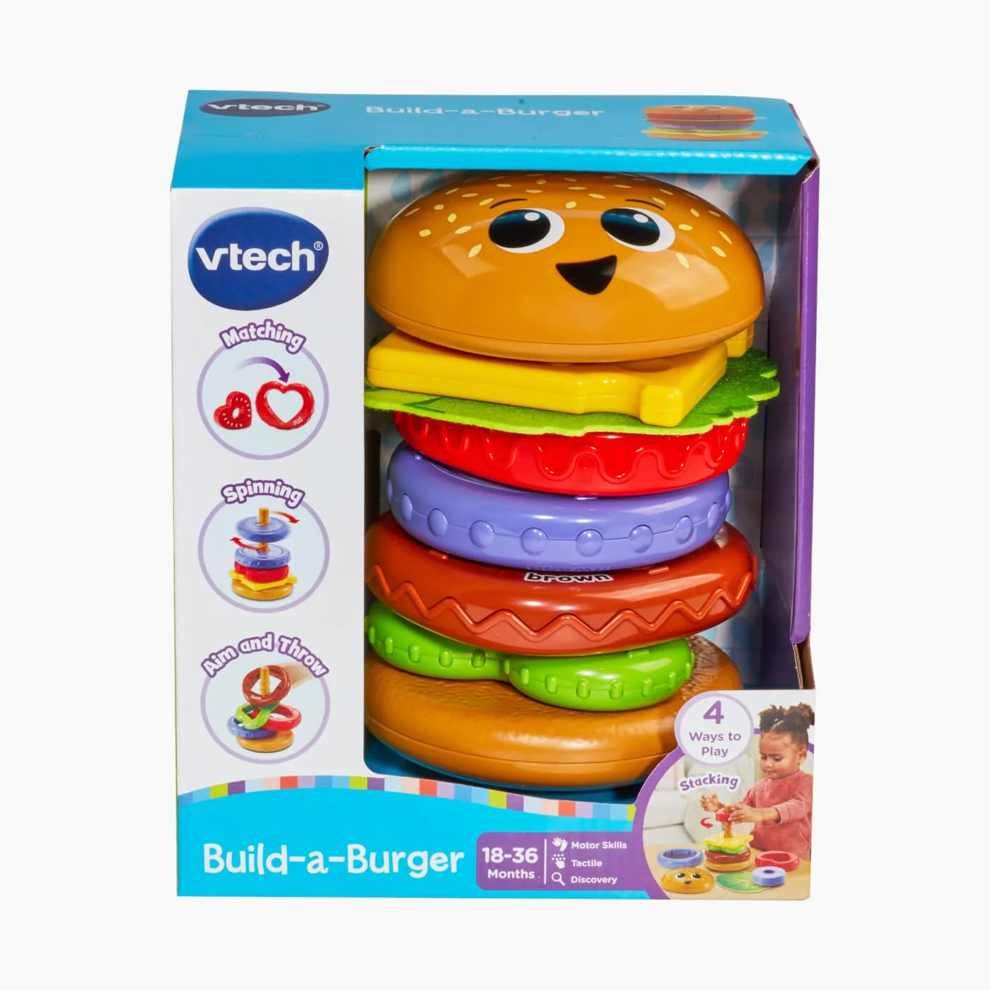 VTech Build-A-Burger Play Food - Image 3