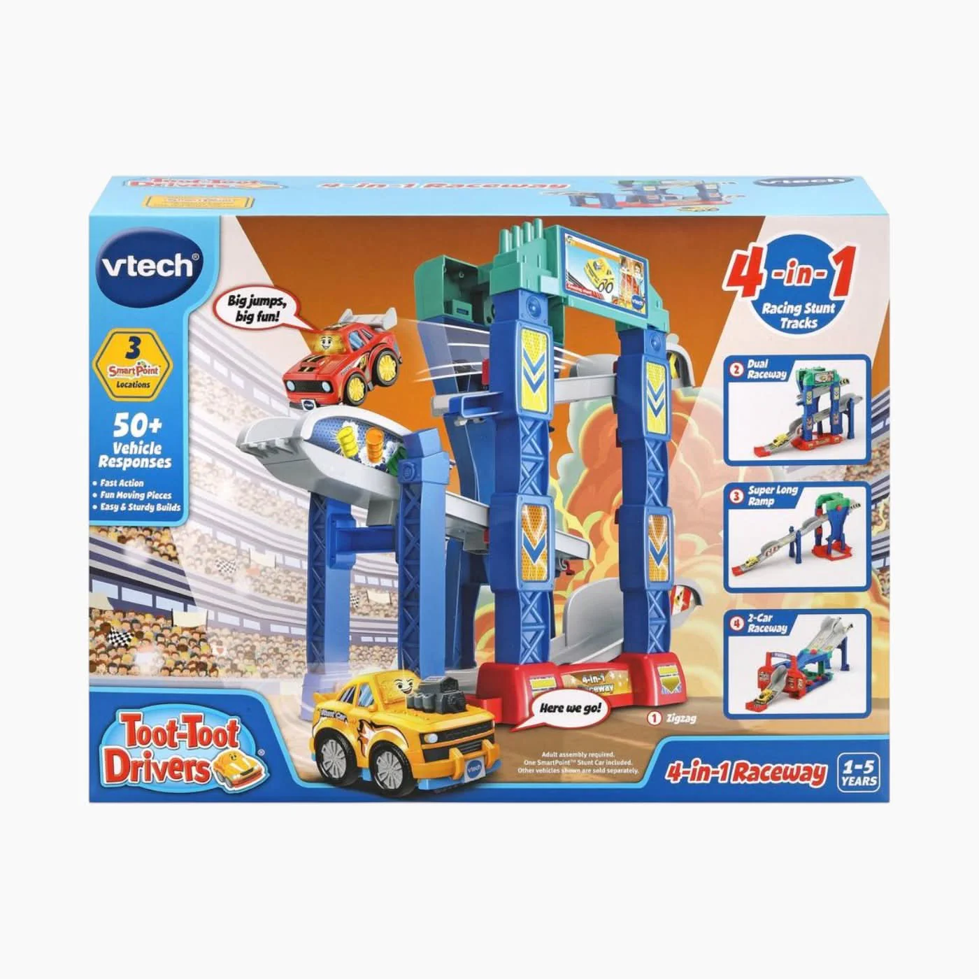 VTech Toot-Toot Interactive Raceway - Image 5