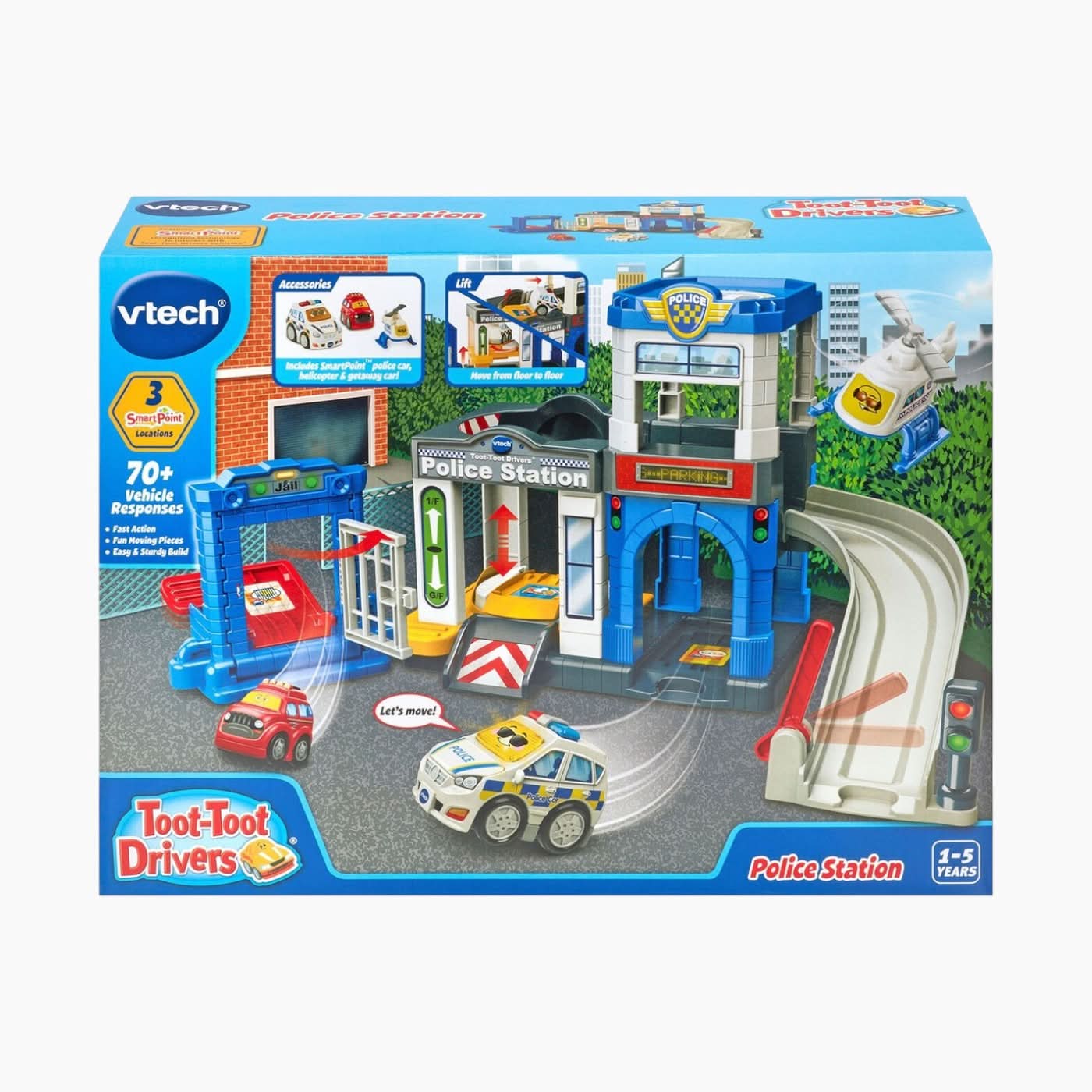VTech Toot-Toot Drivers Police Station Playset - Image 3