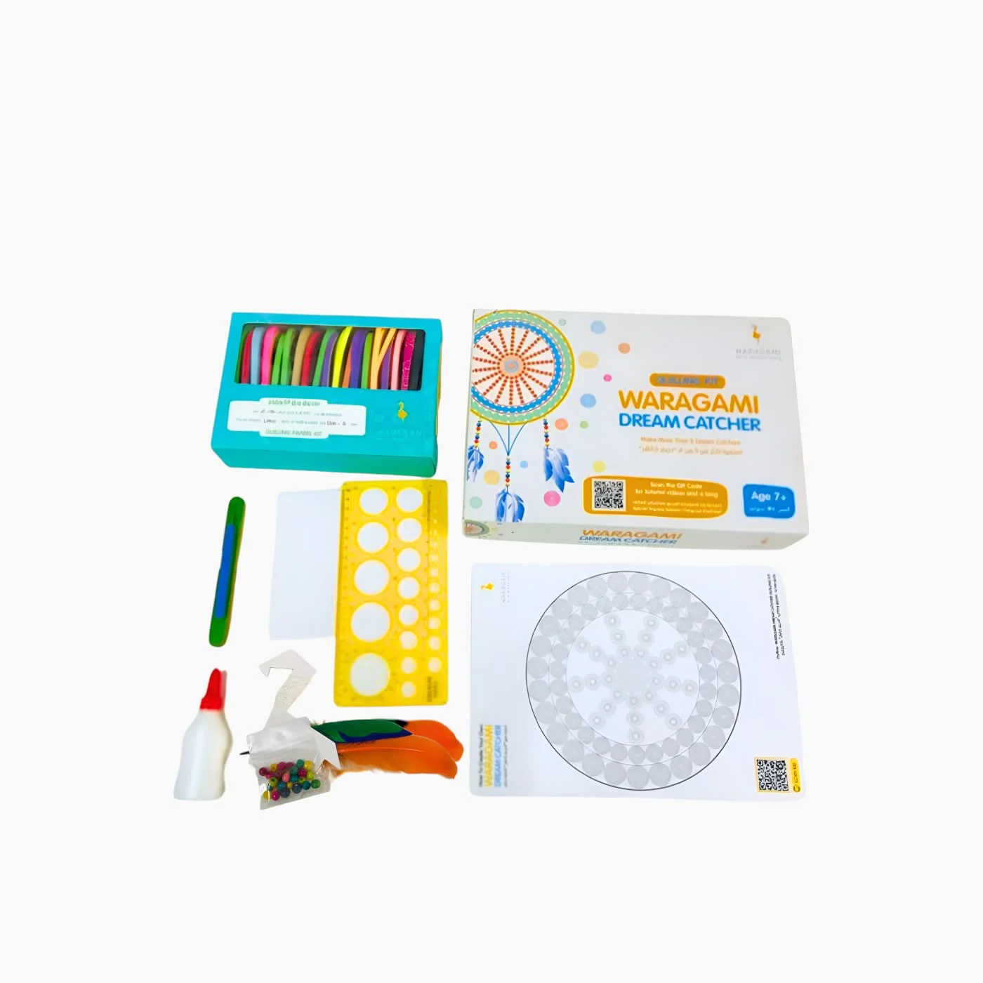 Waragami Mandala & Dream Catcher Quilling Kit - Image 2