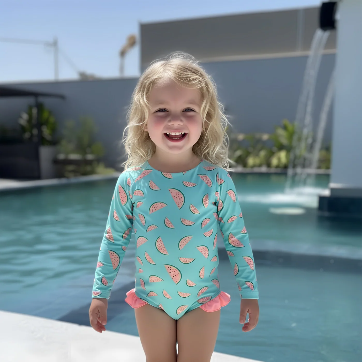 Sandy Toes Watermelon Swimsuit - Image 4