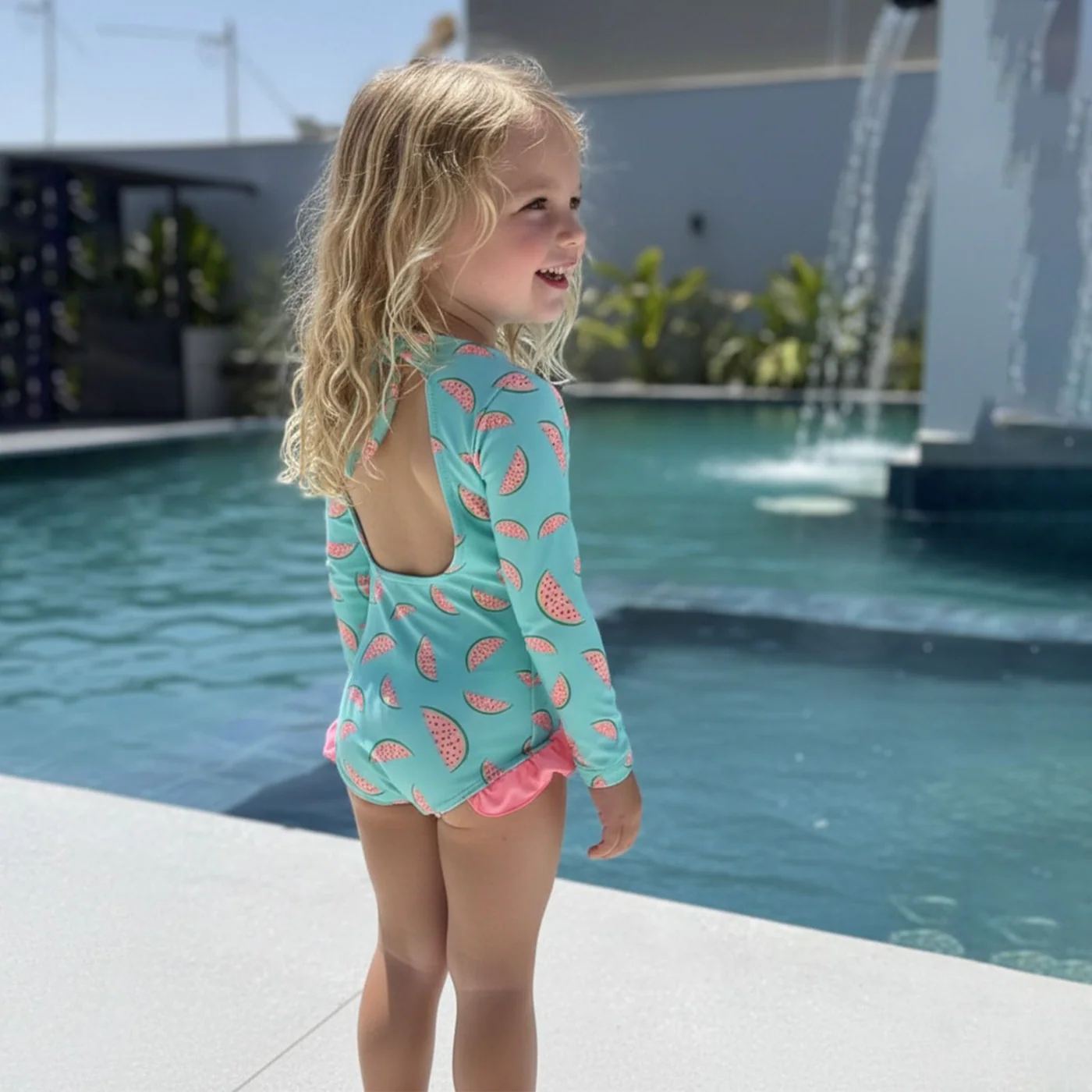 Sandy Toes Watermelon Swimsuit - Image 5