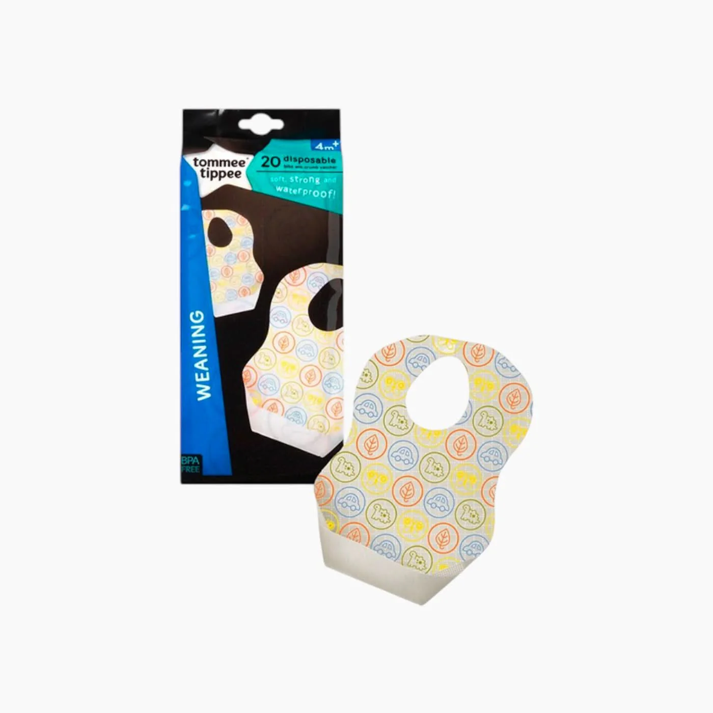 Tommee Tippee Waterproof Disposable Bibs - Image 2