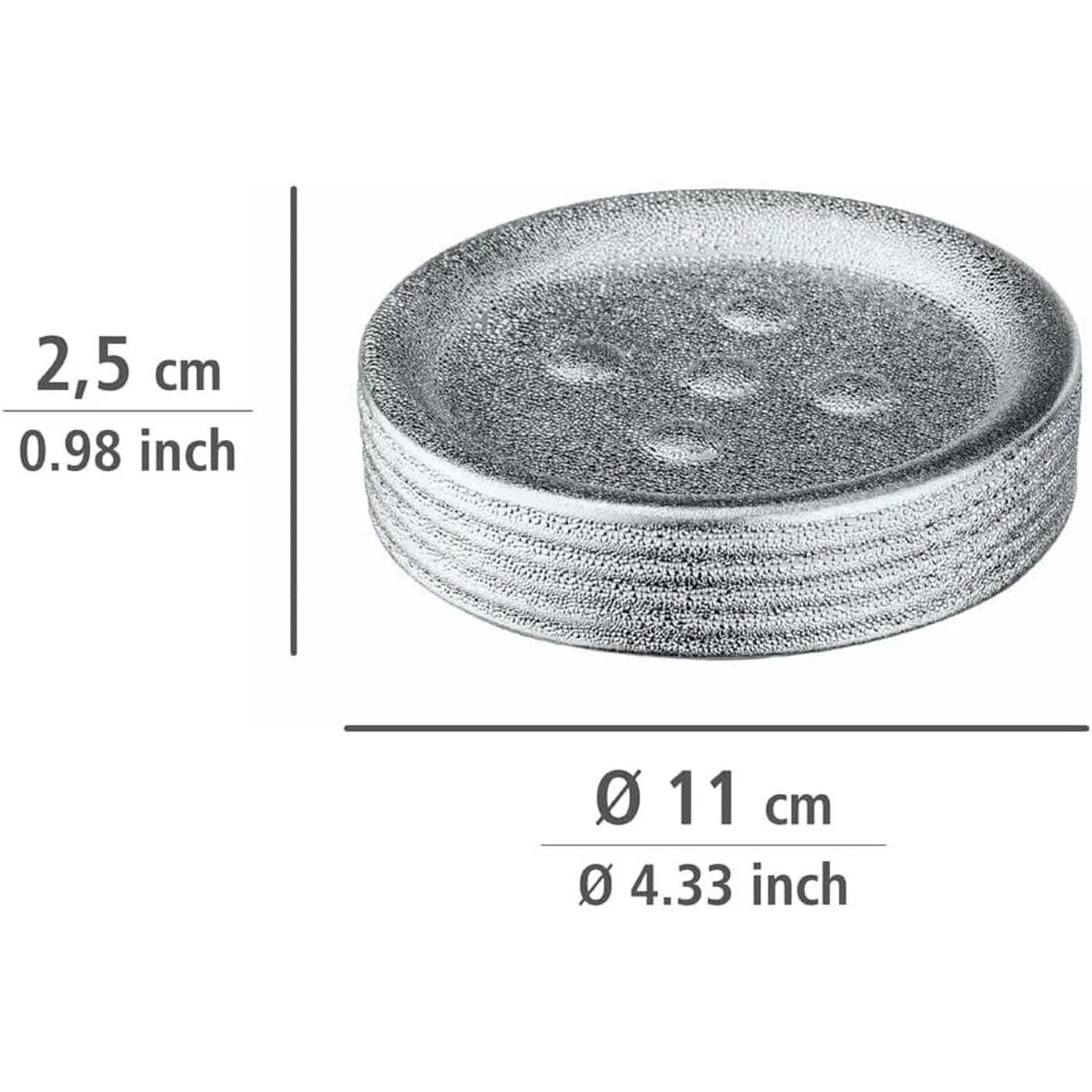Wenko Polaris Soap Dish - Image 3