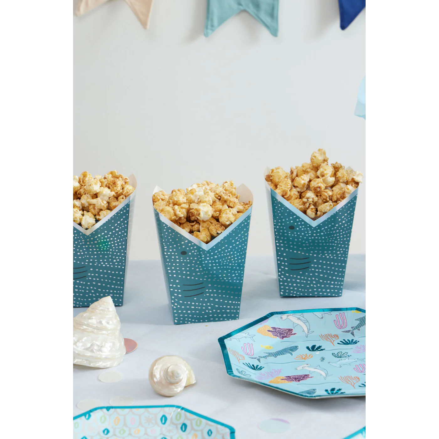 Ma Fete Whale Shark Treat Boxes - Set of 12 - Image 3