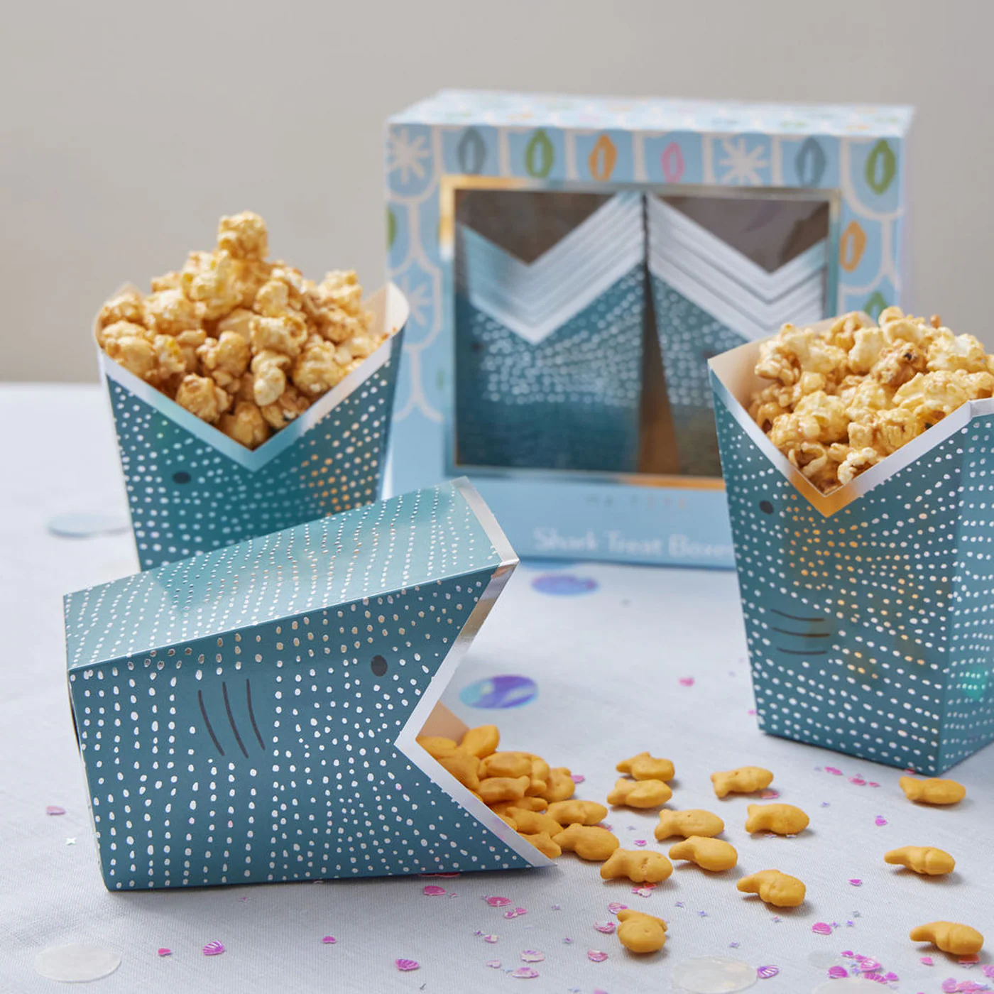 Ma Fete Whale Shark Treat Boxes - Set of 12 - Image 7