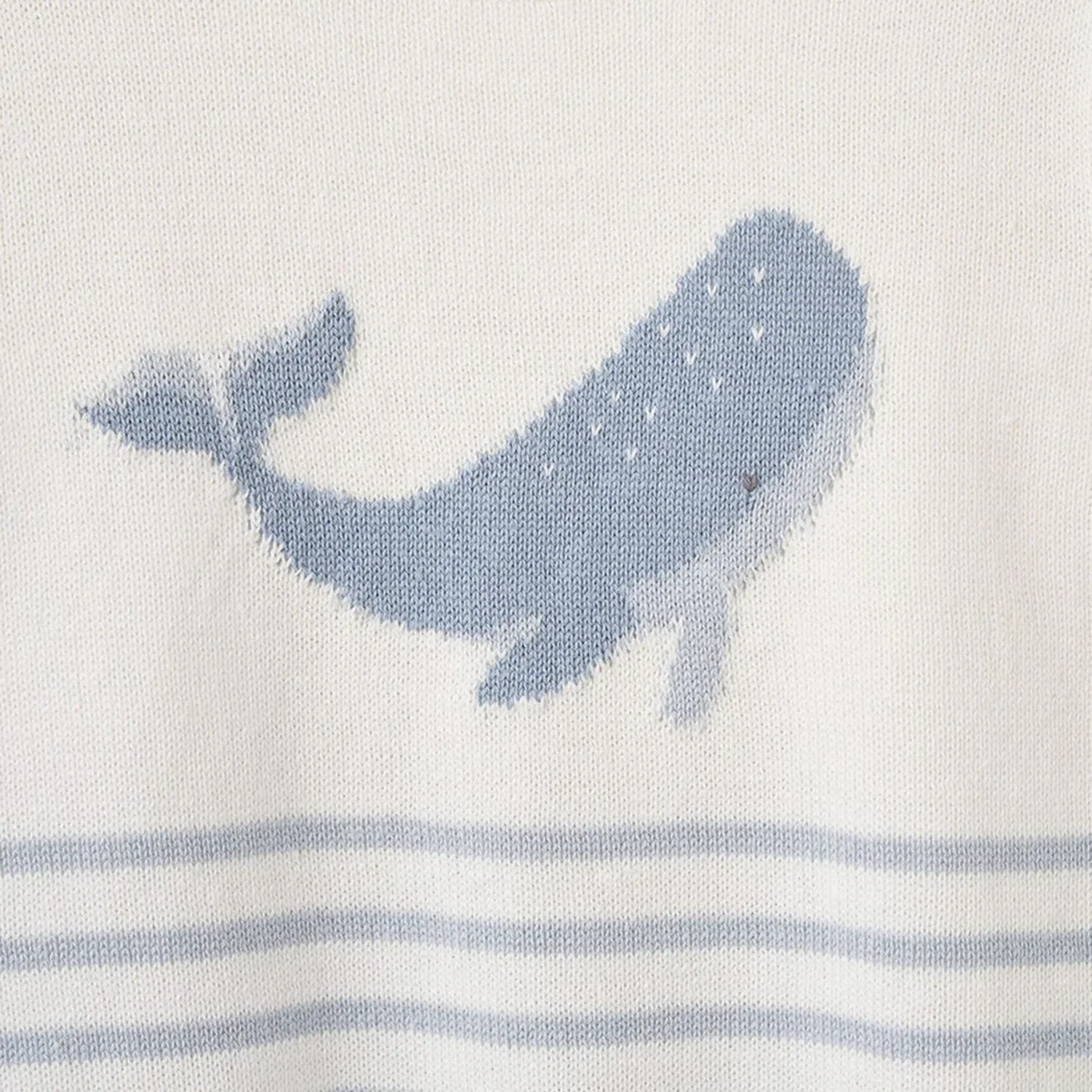 Whale Striped Knit Short Set - Image 4