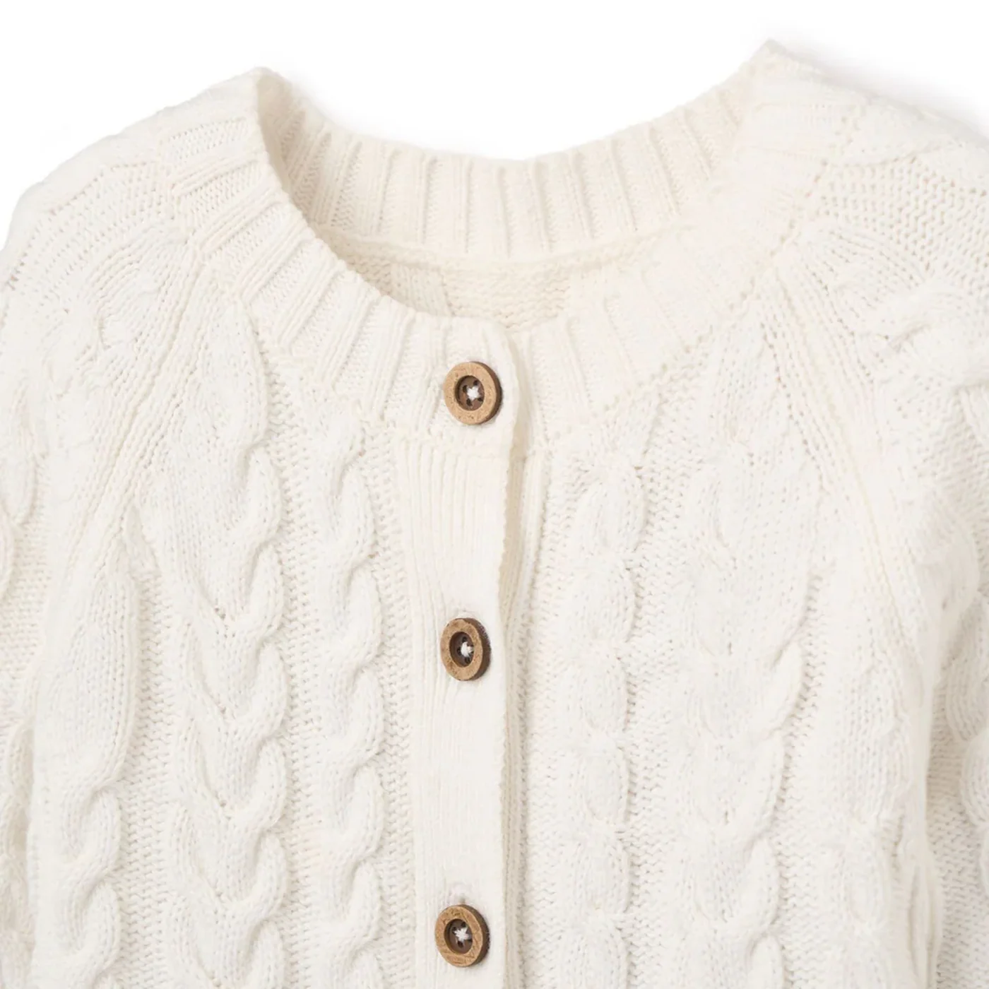 Whisper White Knit Baby Jumpsuit - Image 3