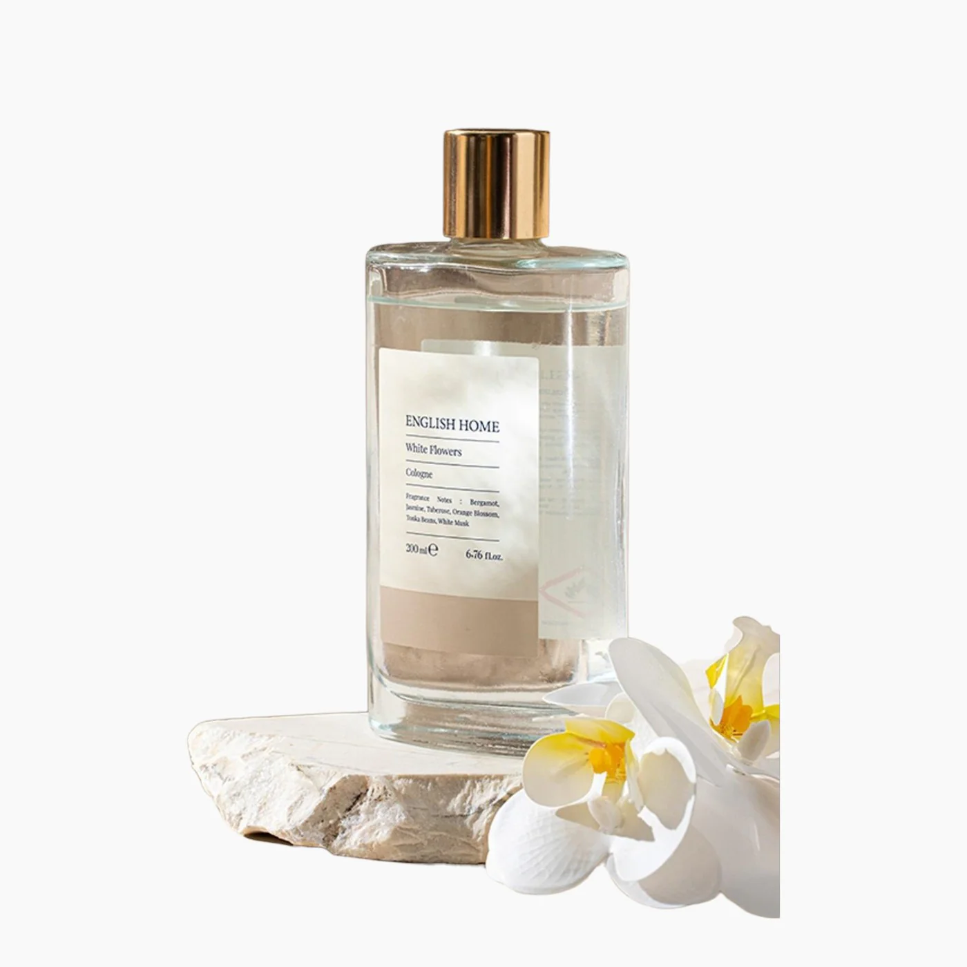 EH Living White Flowers Cologne 200 ml Beige