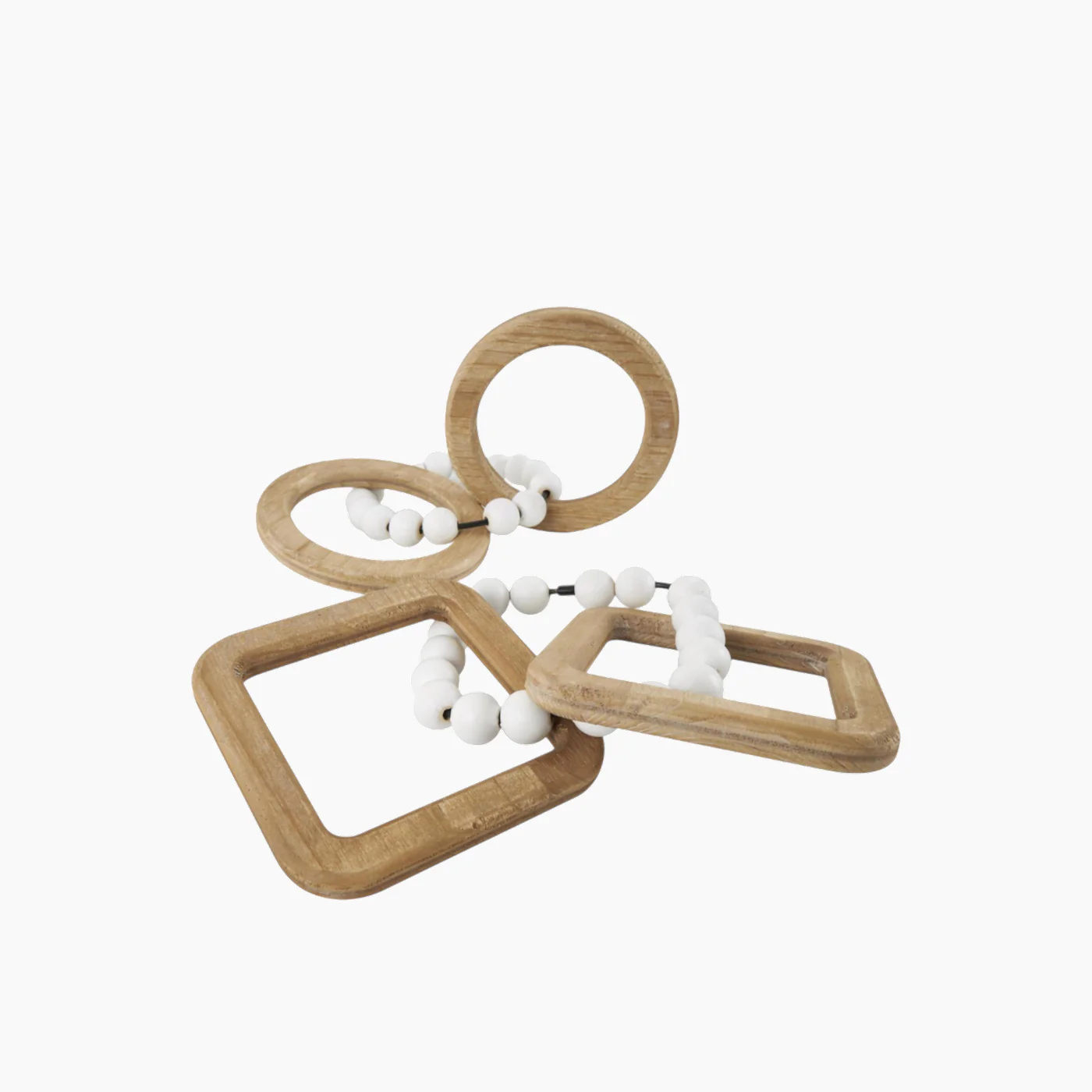White Wood Wooden Chain