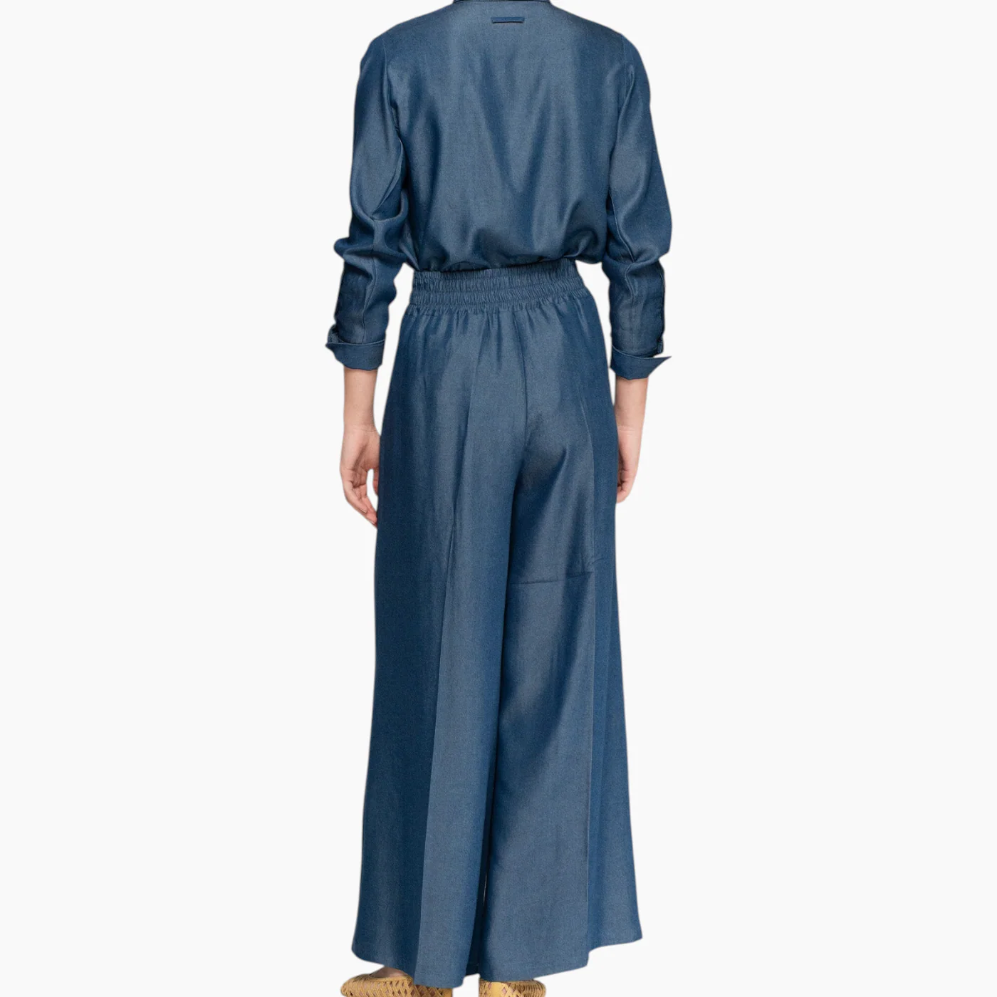 Vilagallo Wide Leg Tencel Denim Jeans Marian - Image 5