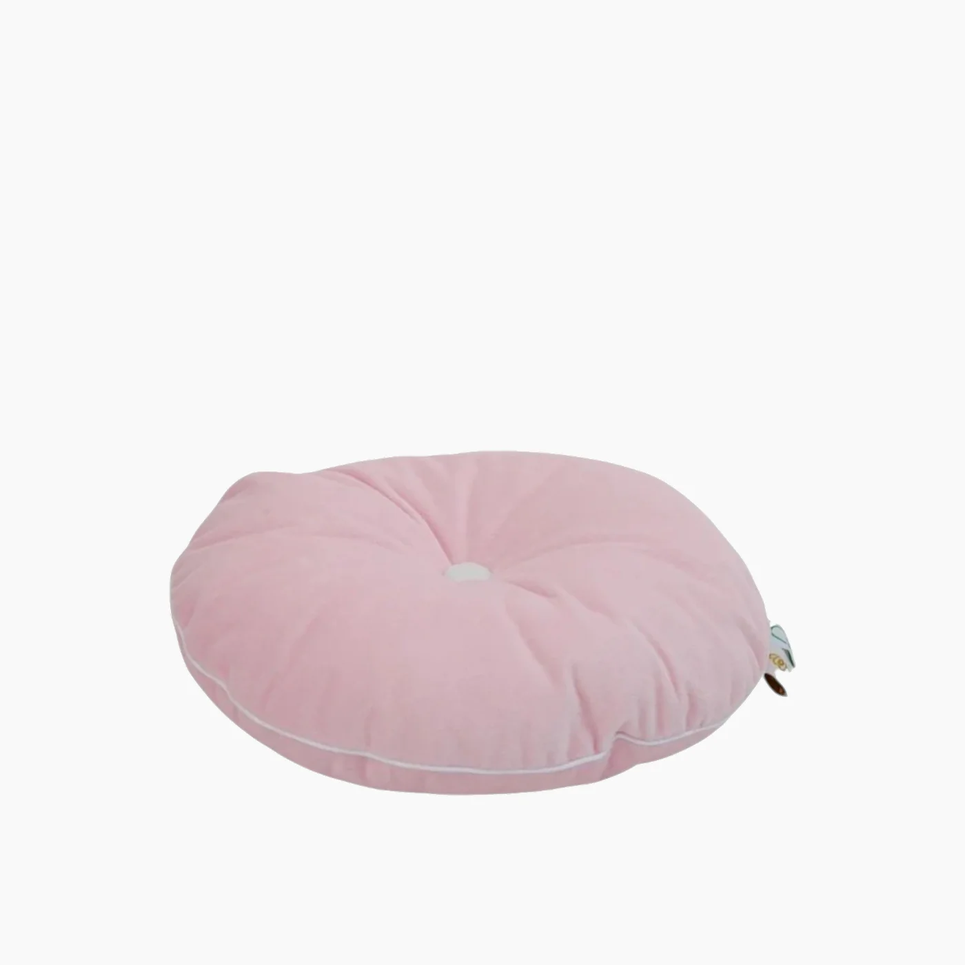 Wigiwama Baby Pink Button Cushion