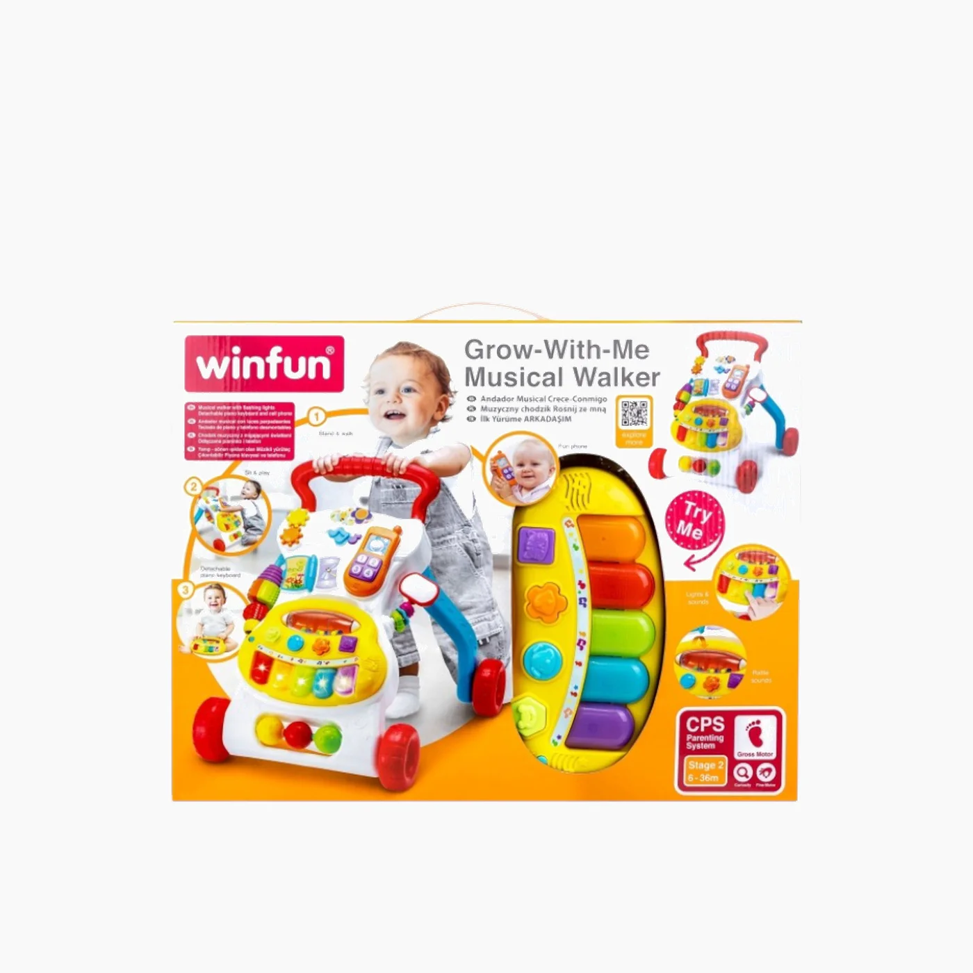 Winfun Grow with Me Musical Walker - Image 3