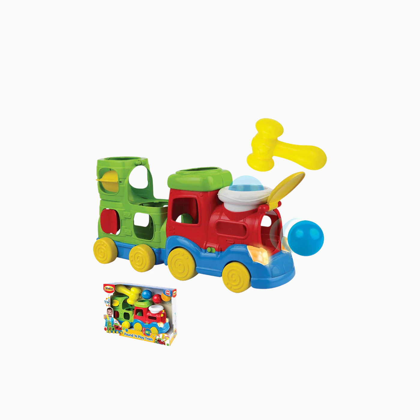 Winfun Pound 'N Play Train Toy - Image 4
