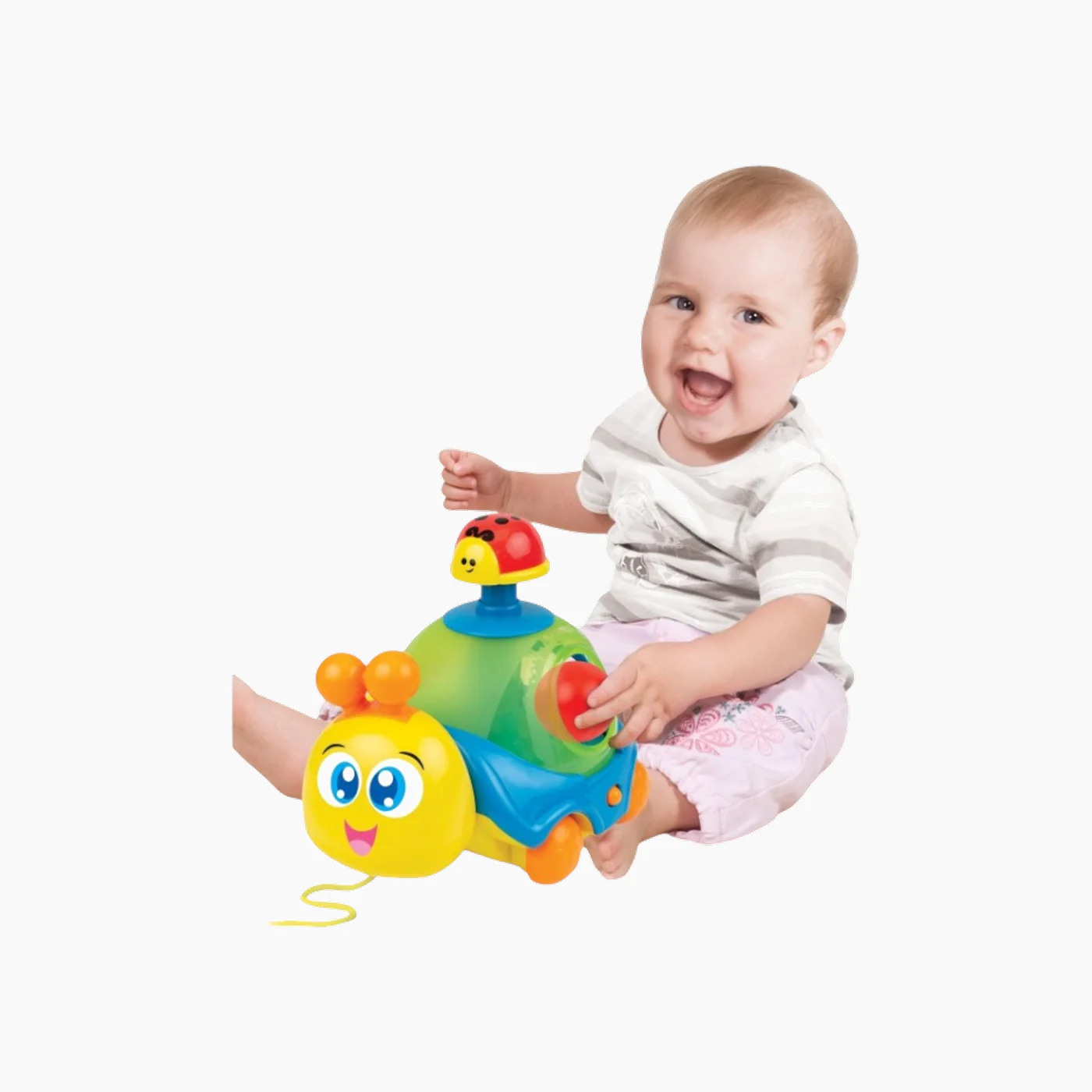 Winfun Spin 'N Pull Snail Toy - Image 3