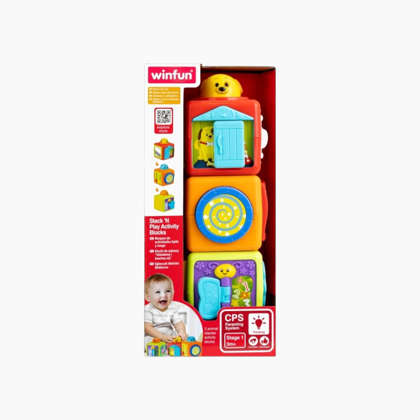 Winfun Stack 'N Play Activity Blocks - Image 3