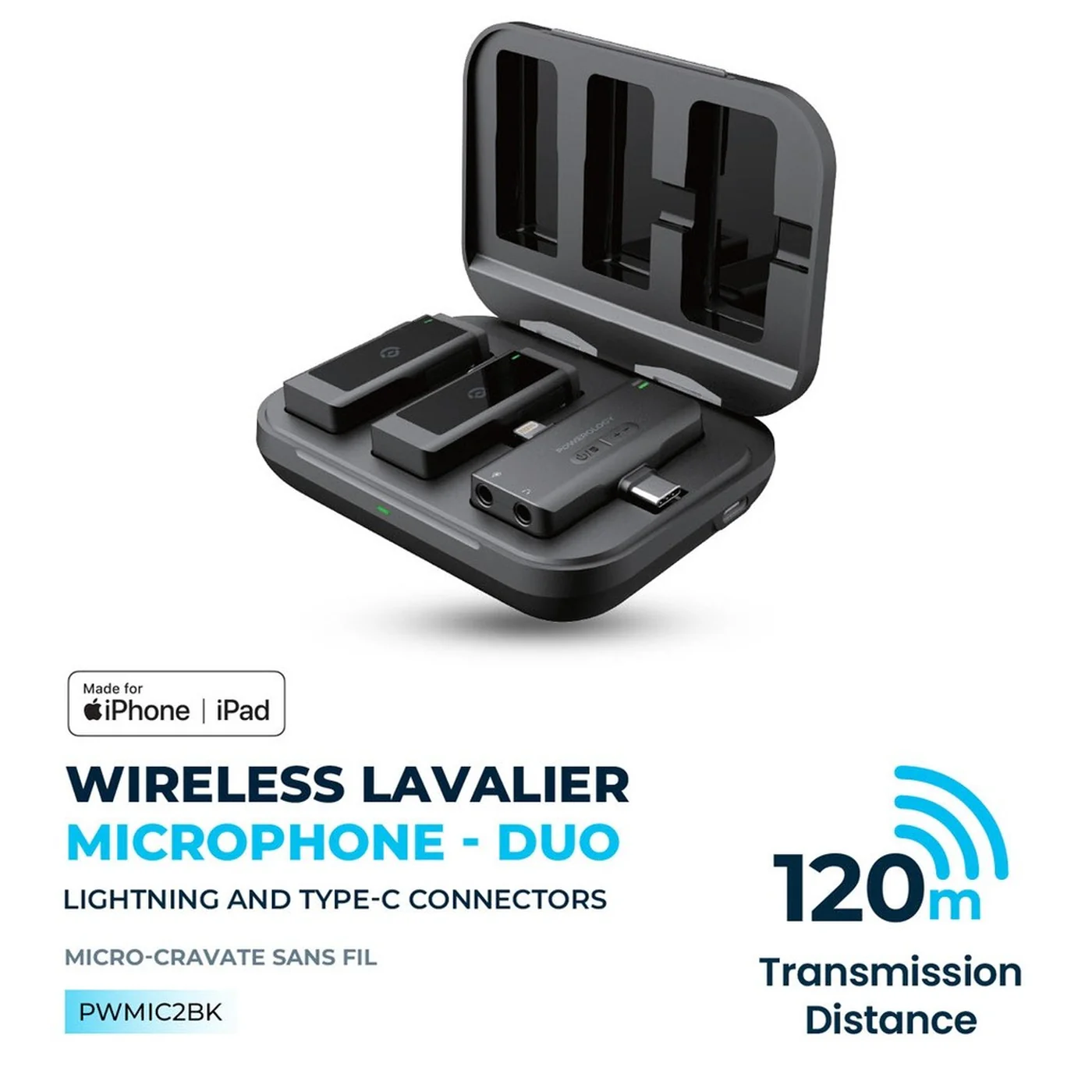 Powerology Wireless Lavalier Microphone - Image 11