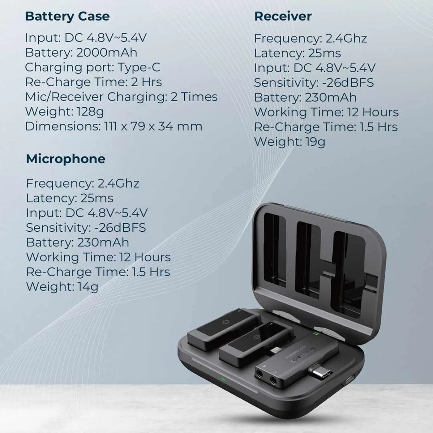 Powerology Wireless Lavalier Microphone - Image 12