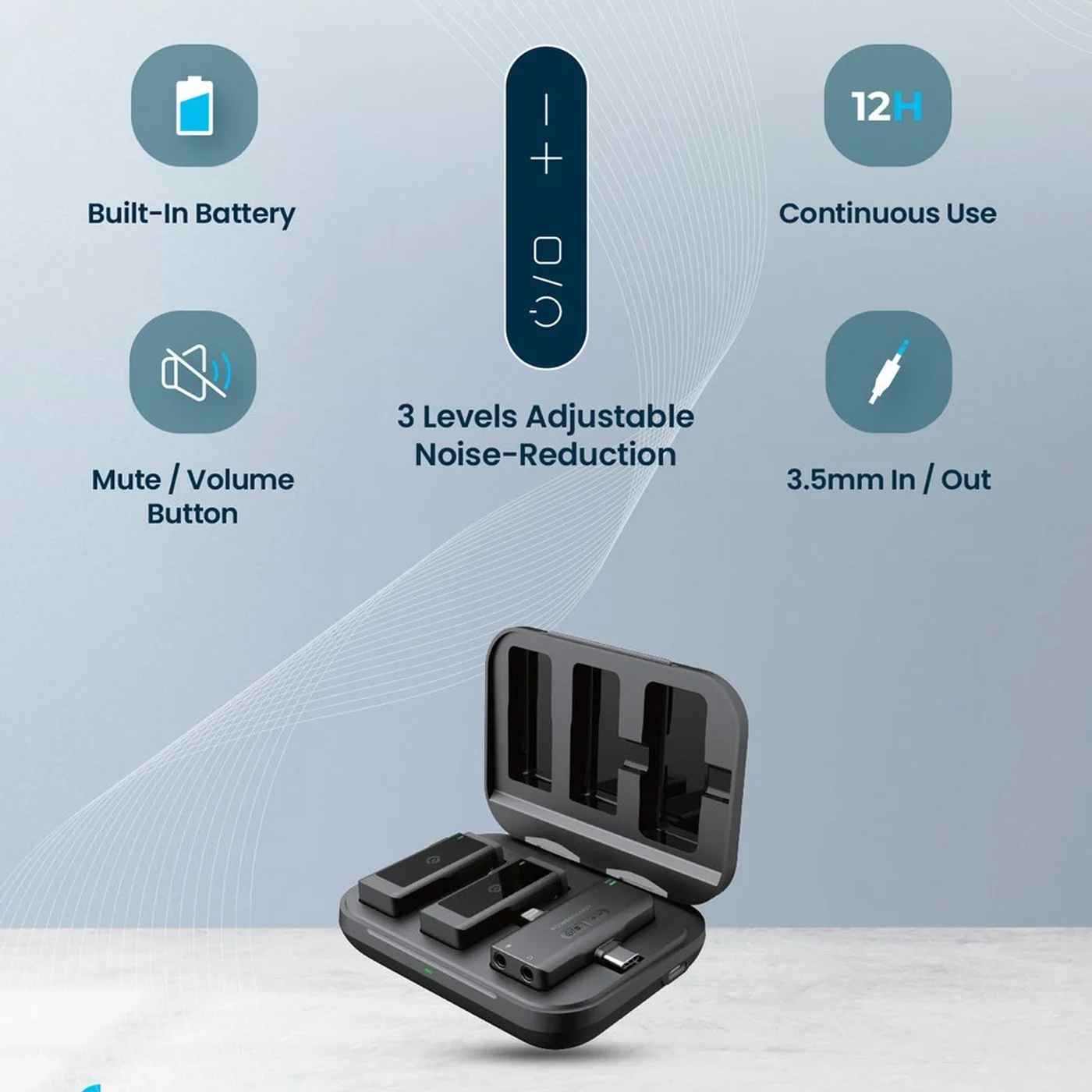 Powerology Wireless Lavalier Microphone - Image 9