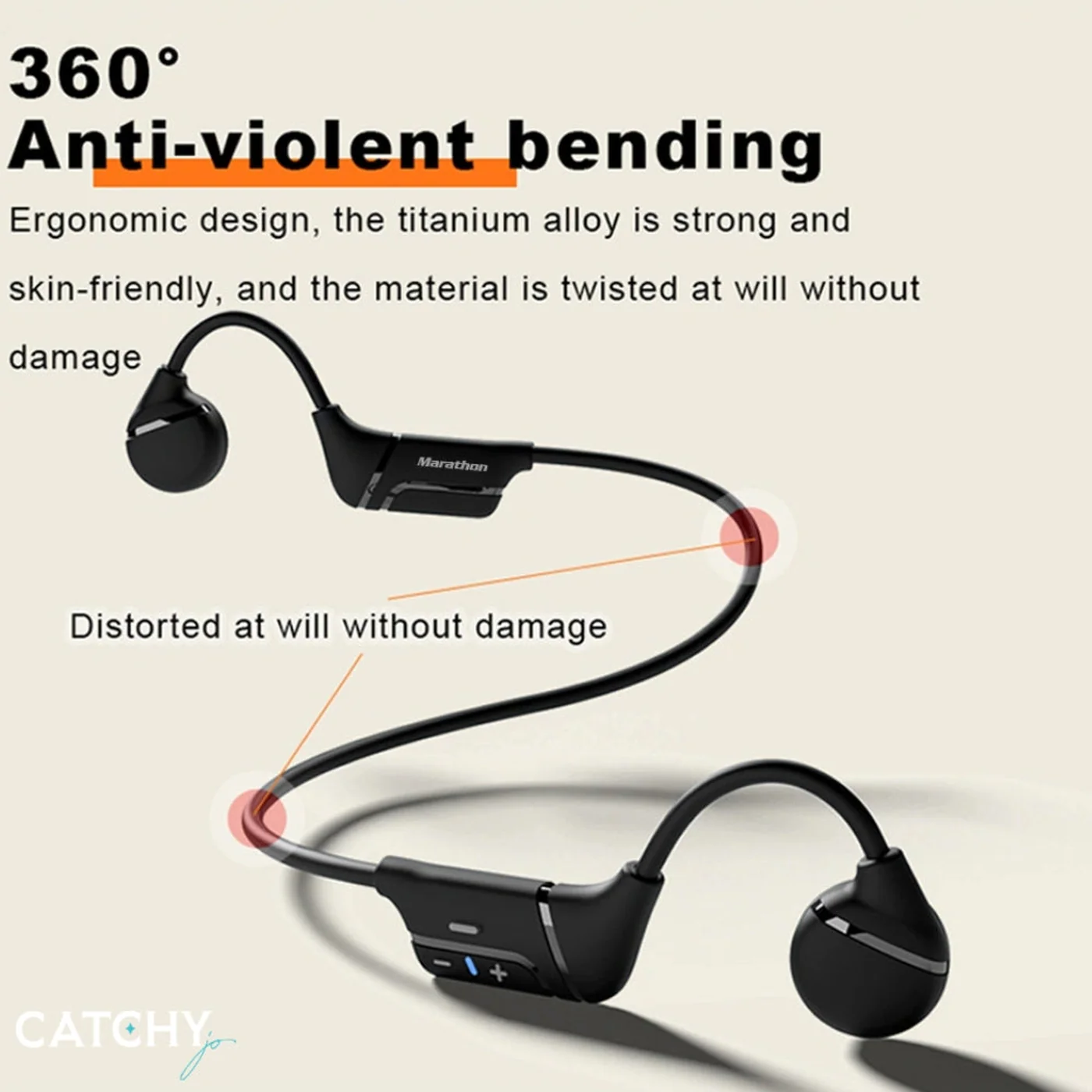WiWU Air Conduction Marathon Ma 1 Headset With Magnetic Charging - Image 4
