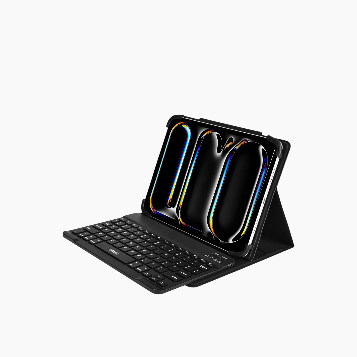 Unid  WiWU Bluetooth Keyboard Case Universal Leather Case Stand - Image 2