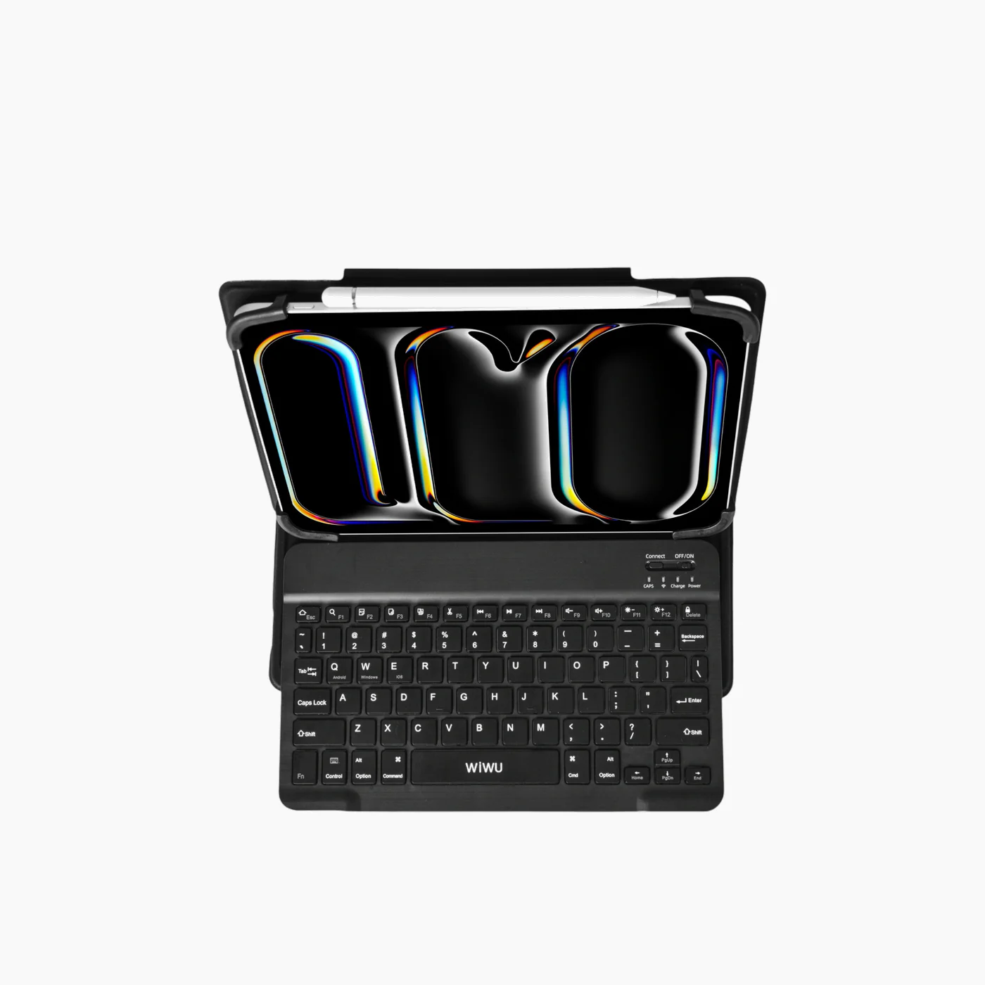 Unid  WiWU Bluetooth Keyboard Case Universal Leather Case Stand - Image 4