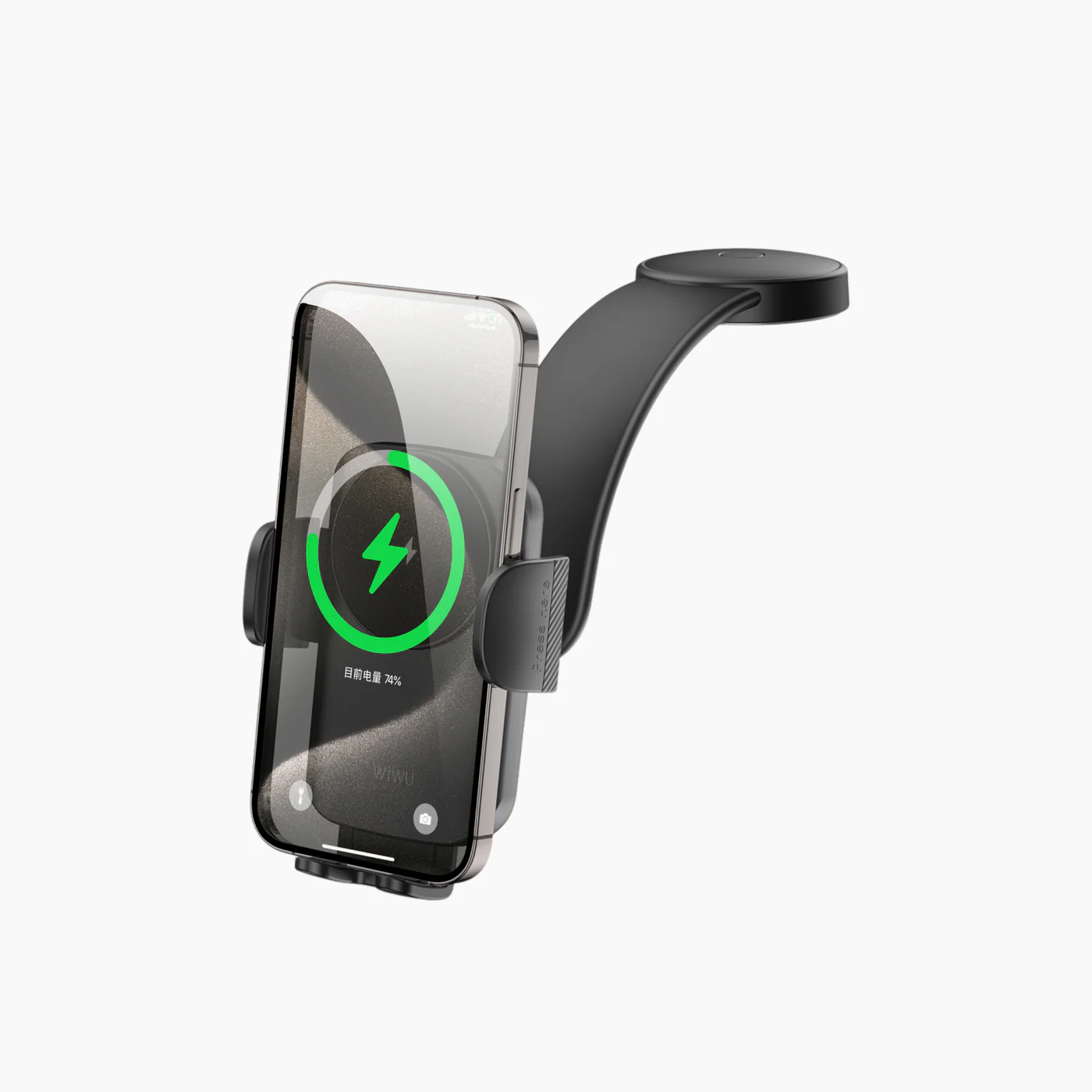 WiWU CH-322 Car Mount Wireless Charger Car Phone Holder (15W) - Image 4